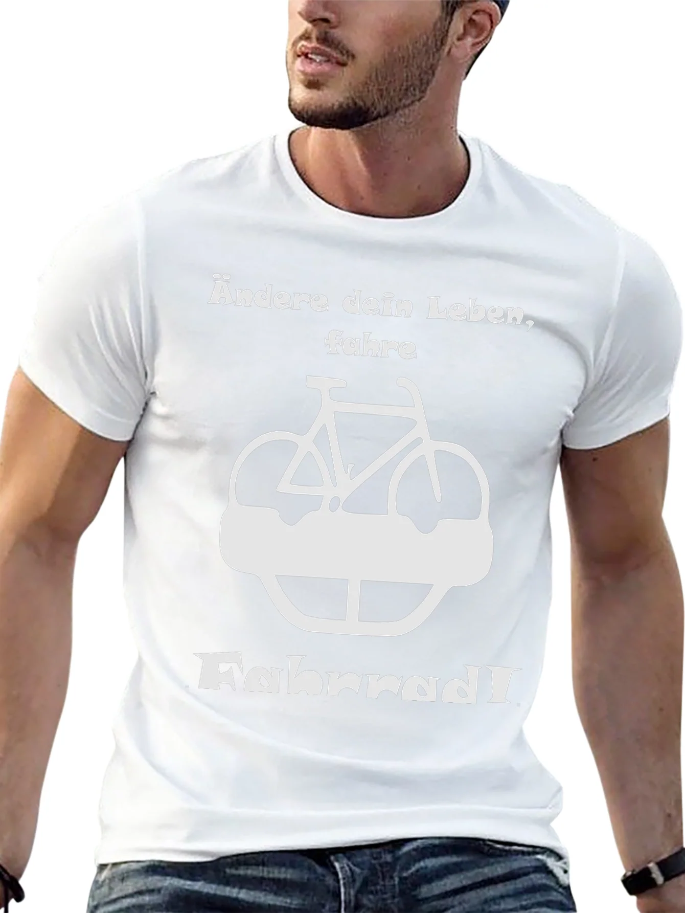Ändere dein Leben Fahrrad T-Shirt