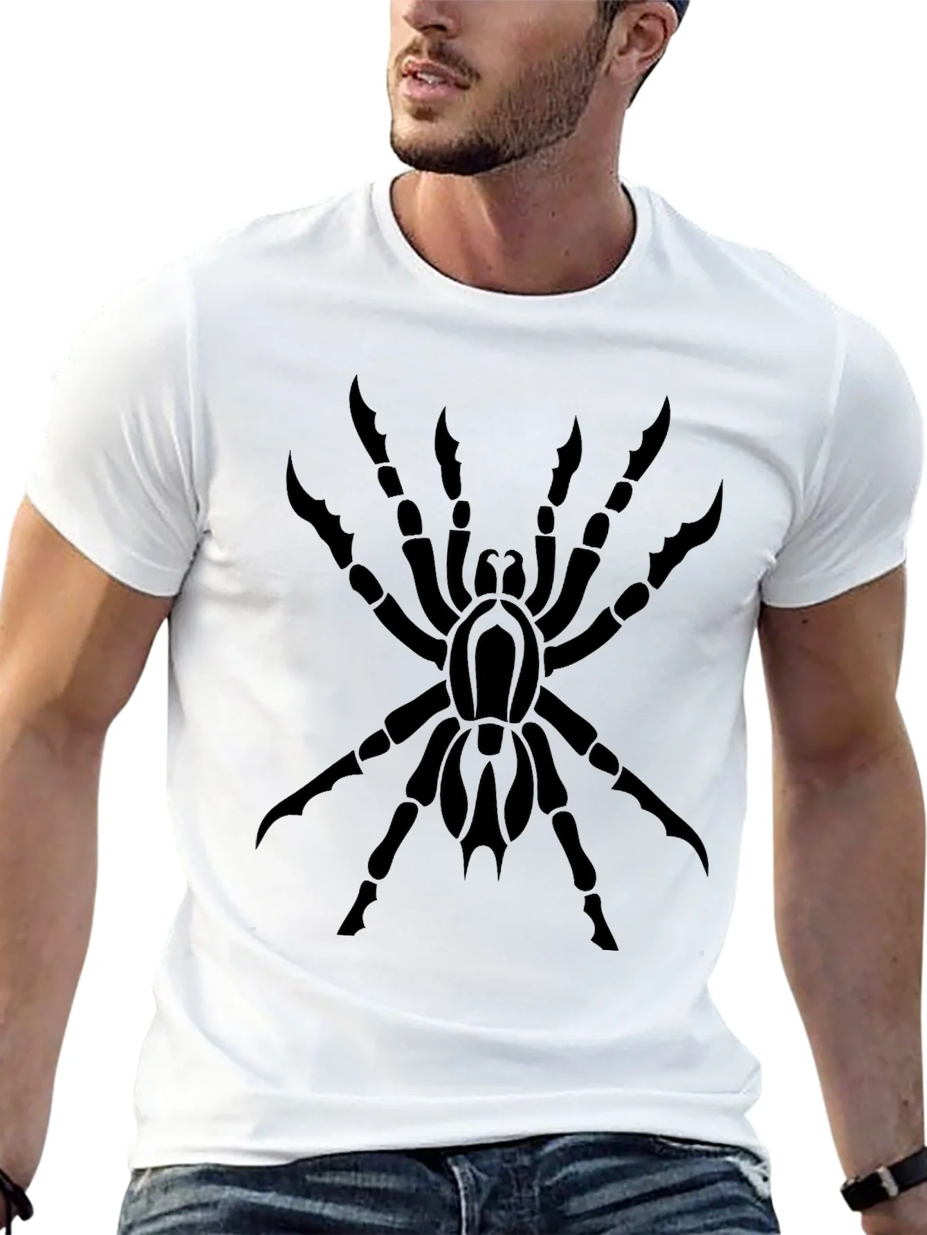 Spider Graphic Black T-Shirt