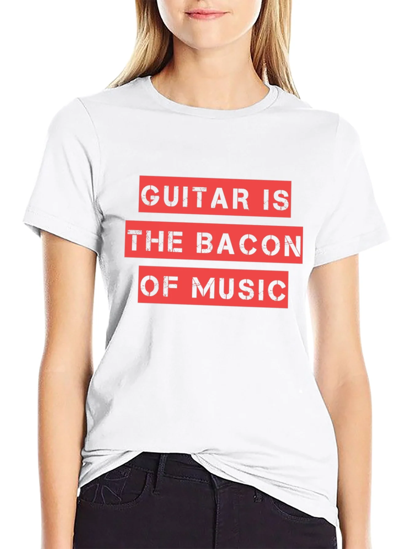 Guitar is the Bacon of Music Graphic Tee