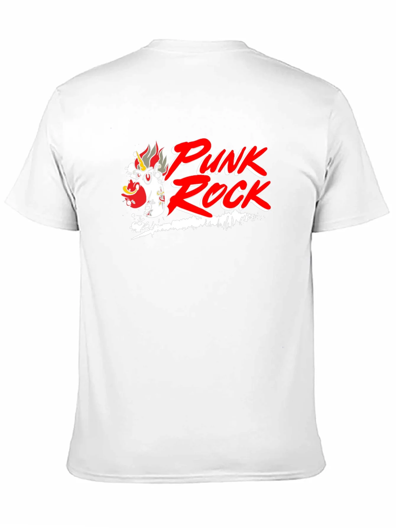 Punk Rock Unicorn Black Graphic Tee