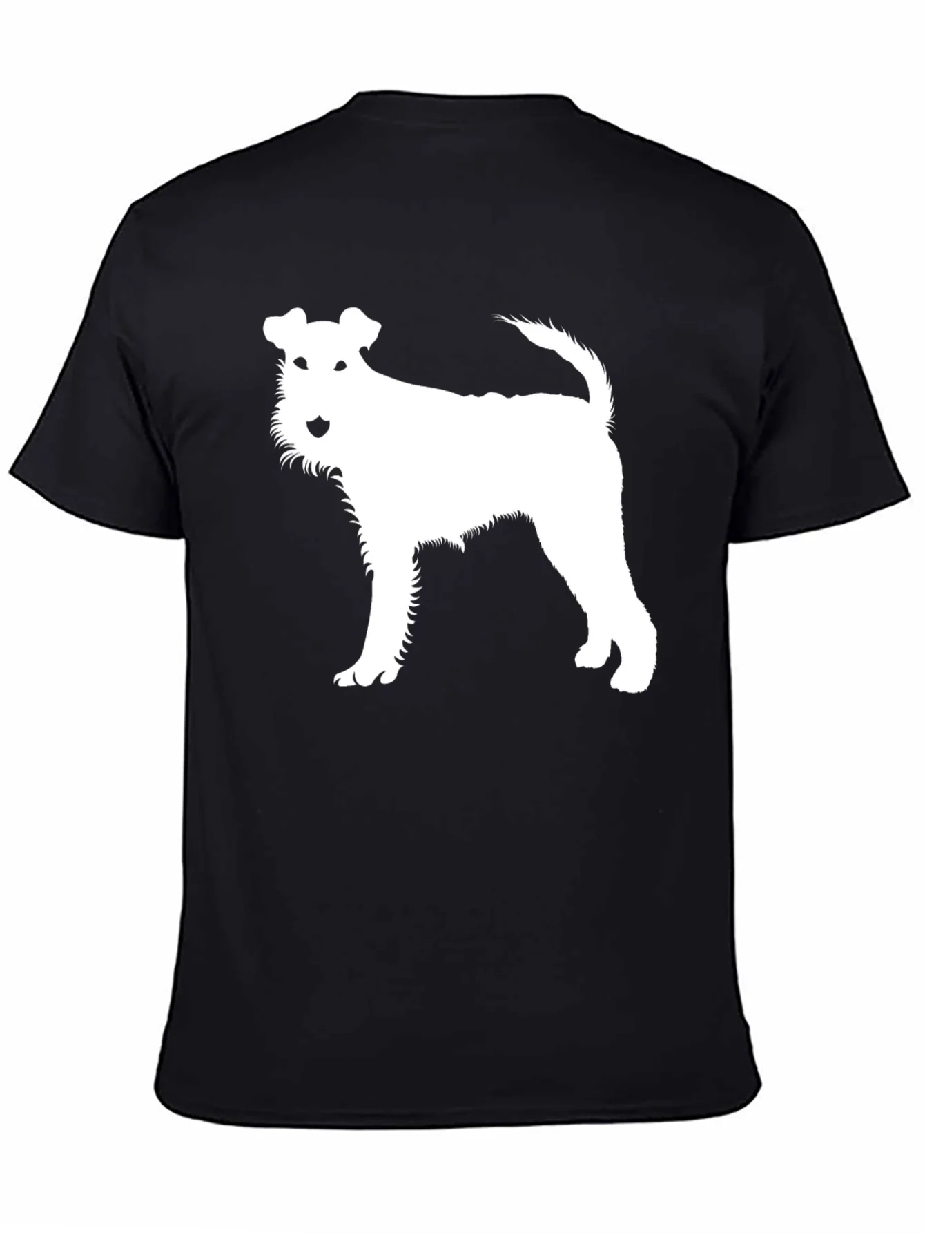 Dog Silhouette Black T-Shirt