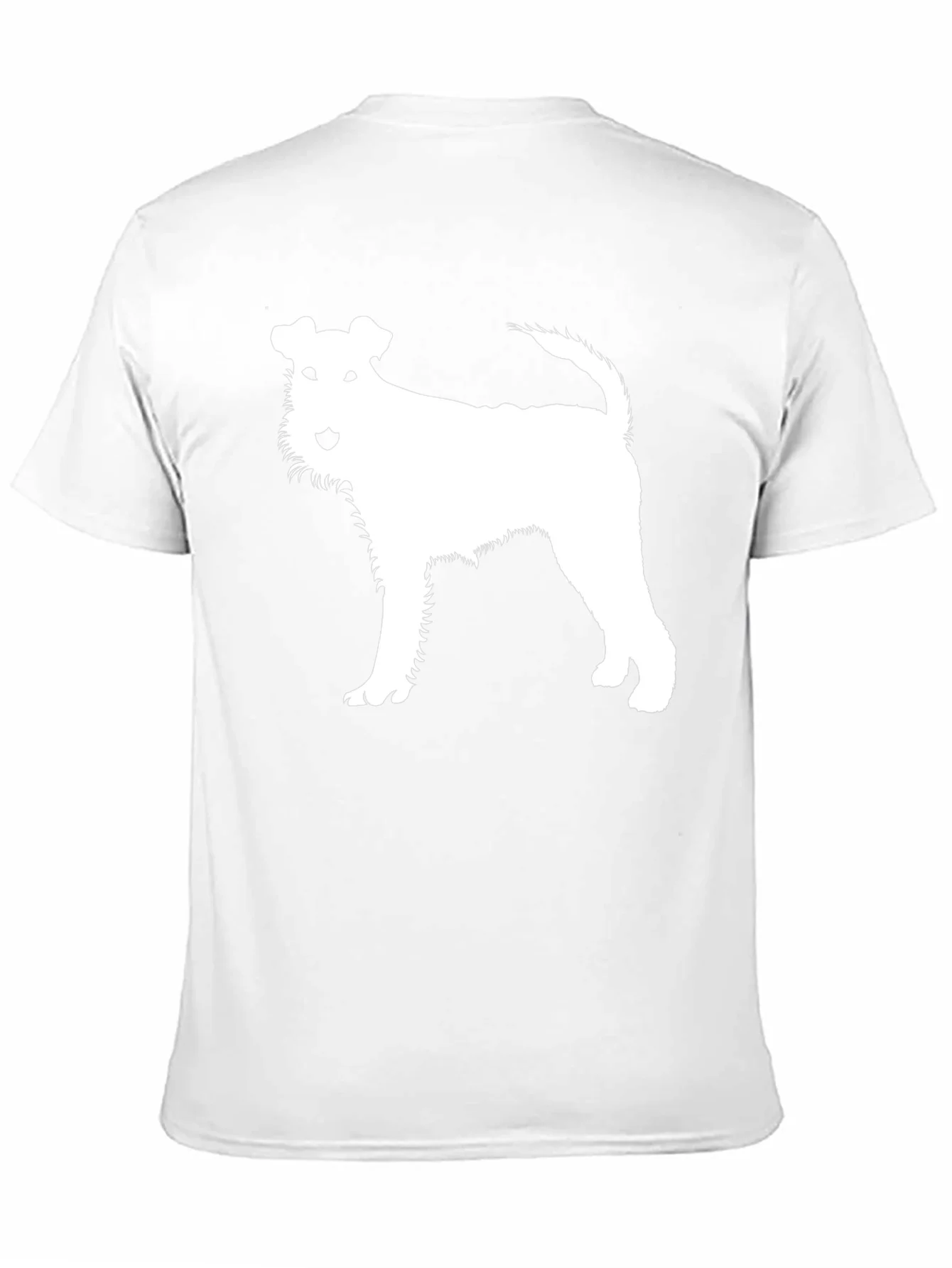 Dog Silhouette Black T-Shirt