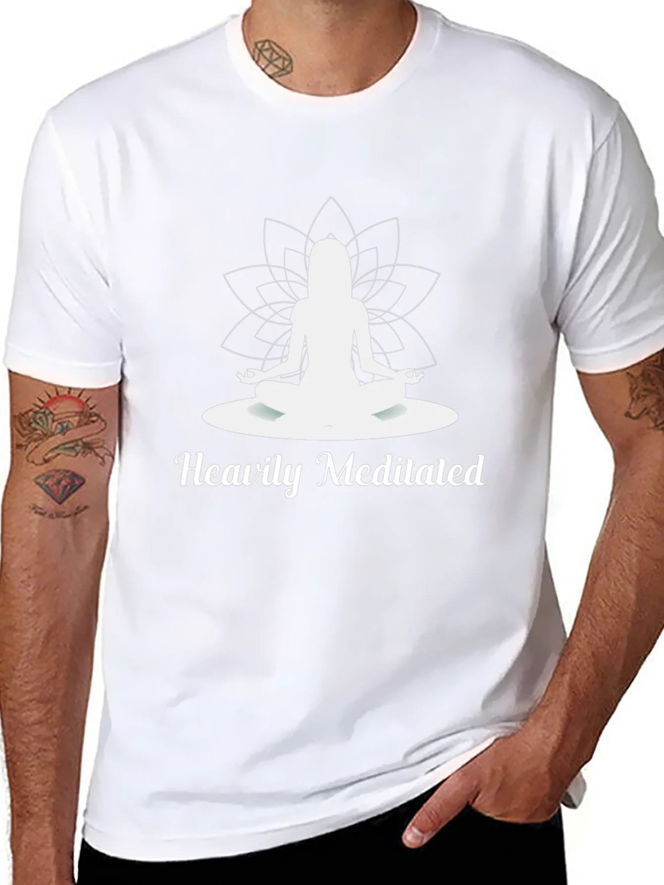 Heavily Meditated Black T-Shirt