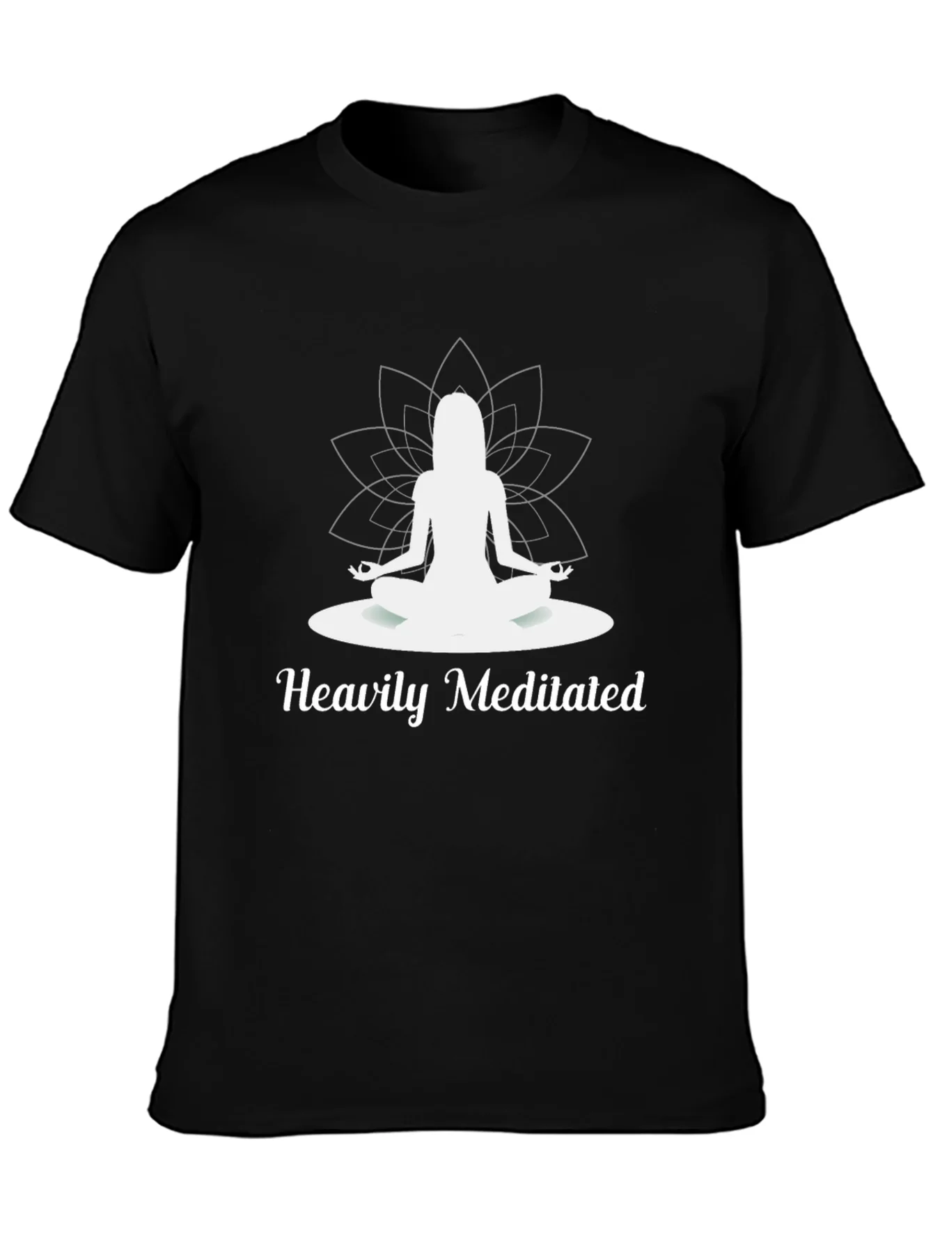 Heavily Meditated Black T-Shirt