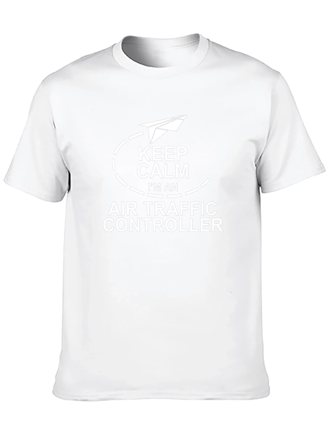 Keep Calm Air Traffic Controller Black T-Shirt