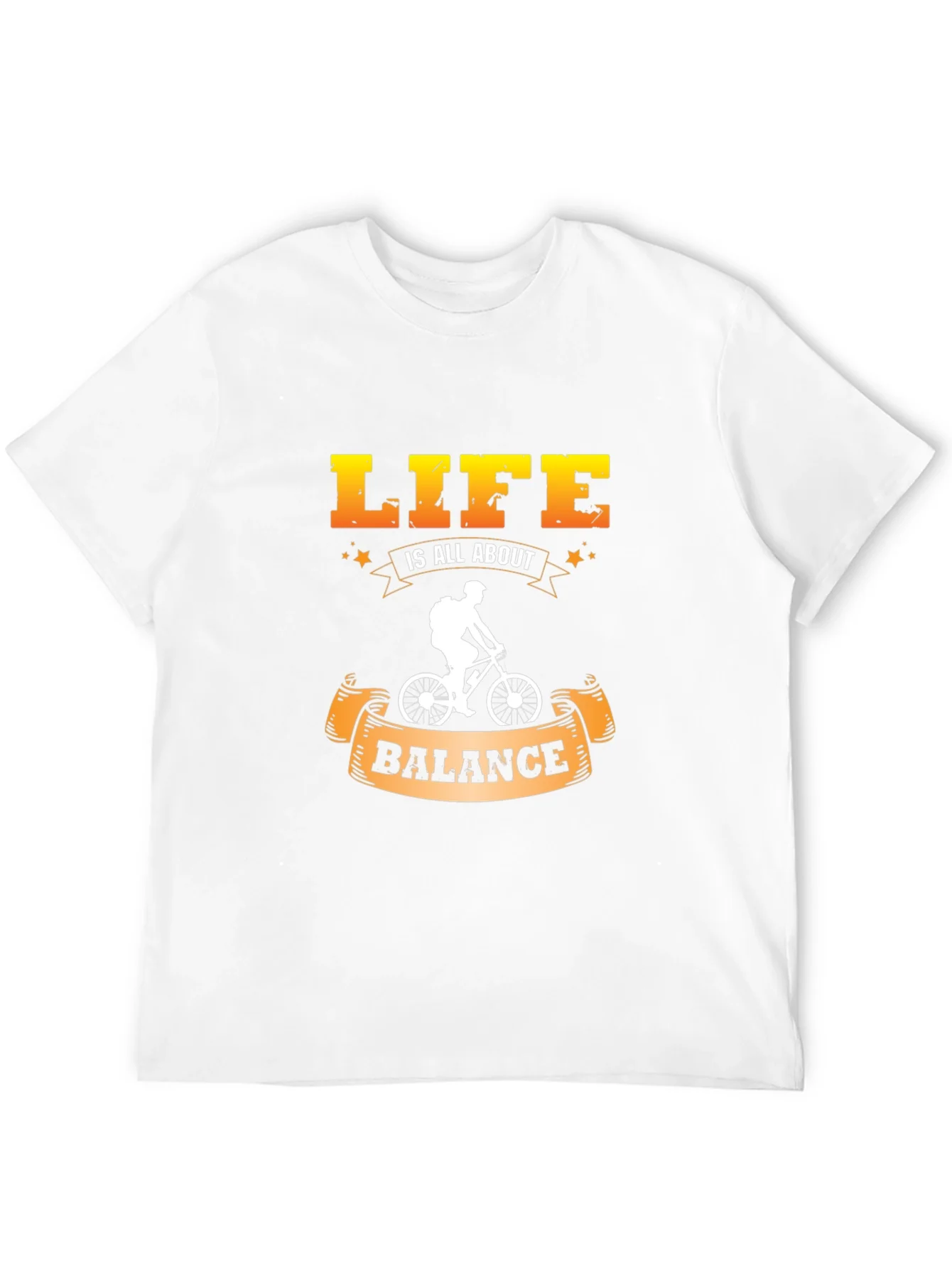 Life is All About Balance T-Shirt Cycling Design