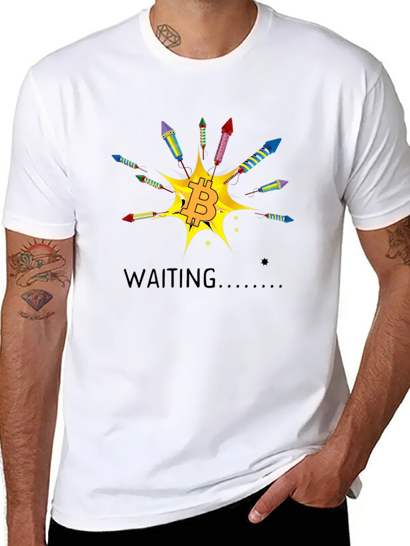 Bitcoin Waiting T-Shirt - Crypto HODL Tee