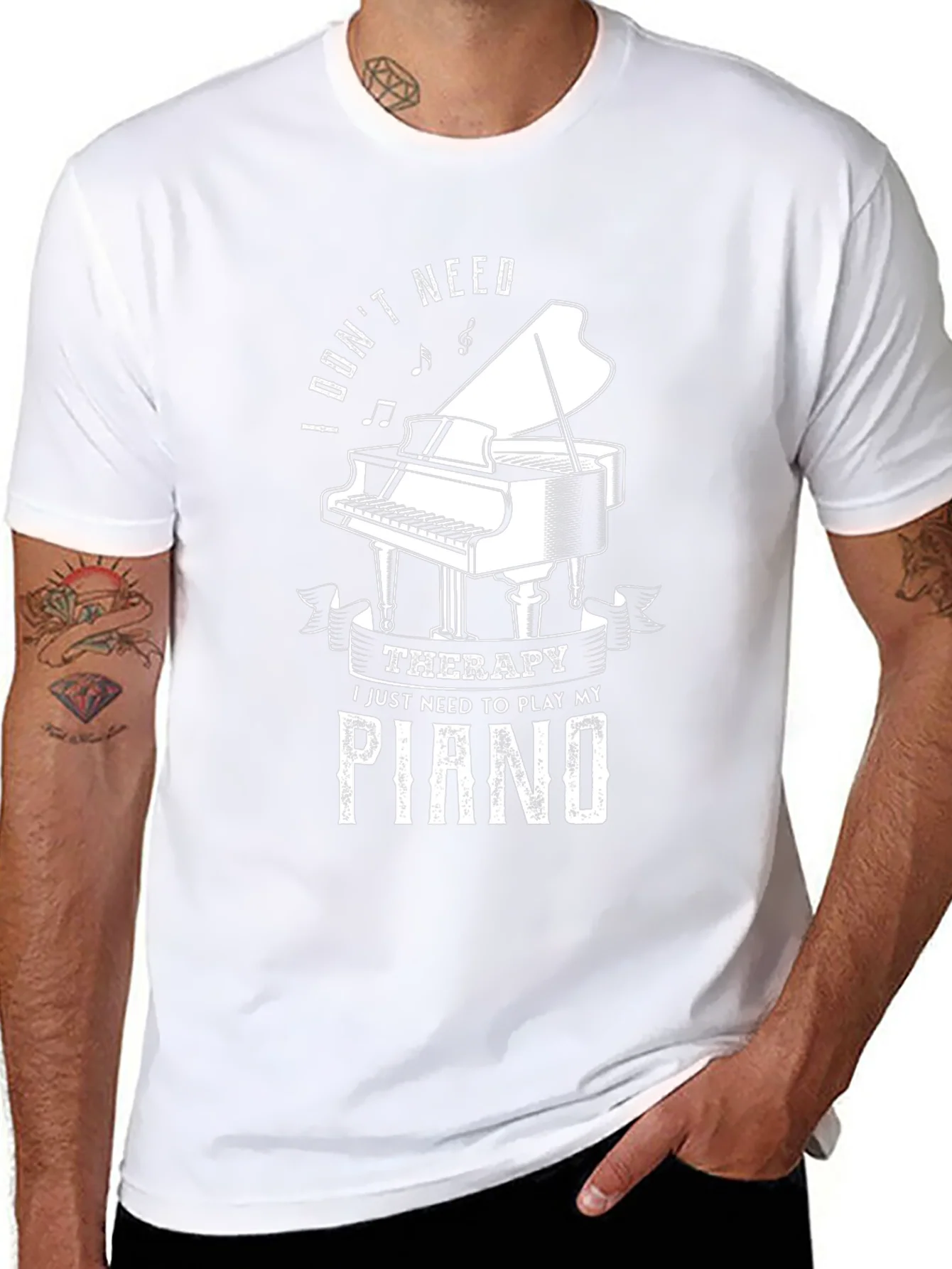 I Dont Need Therapy Piano T-Shirt