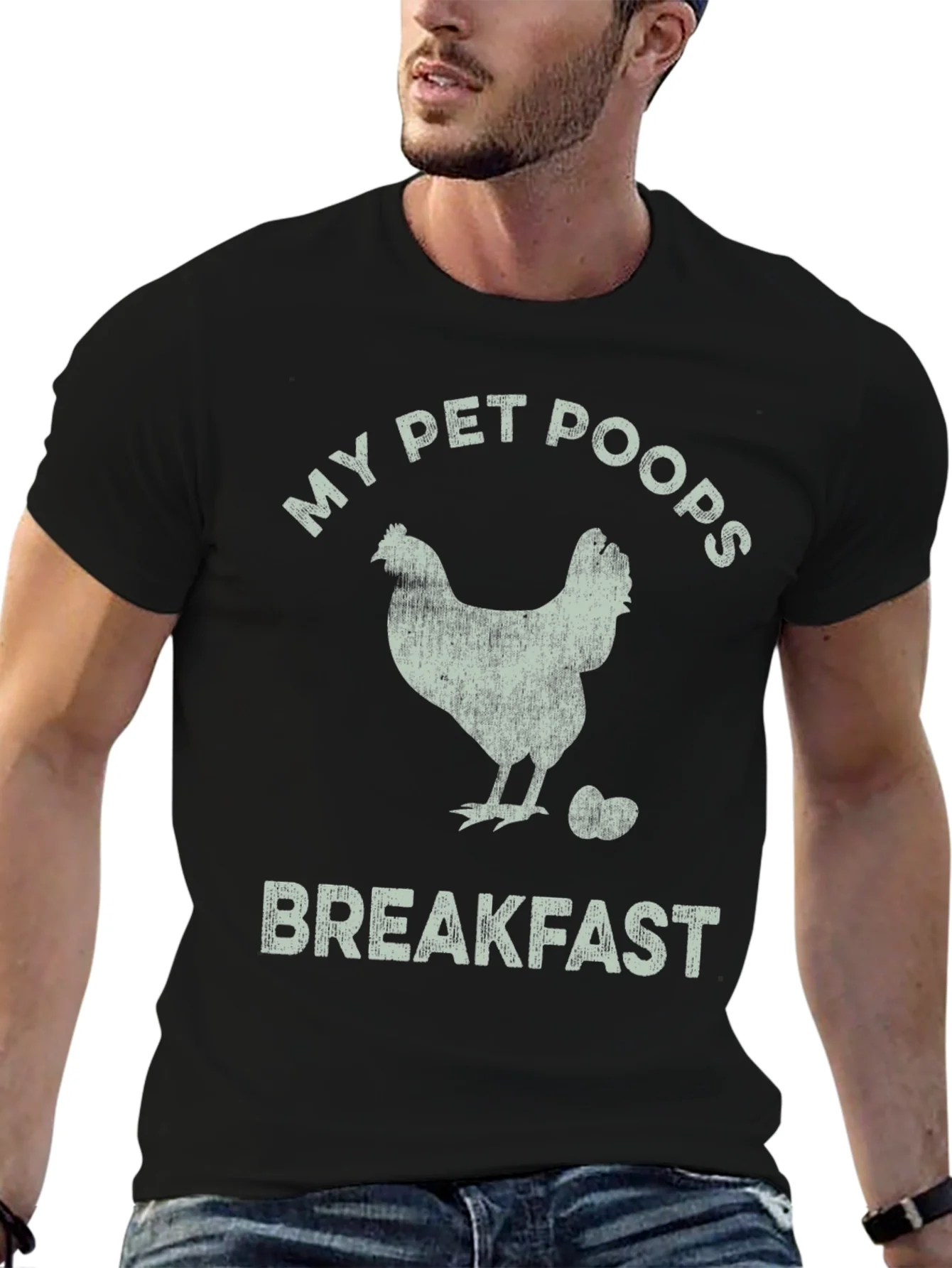 Funny Chicken Breakfast T-Shirt
