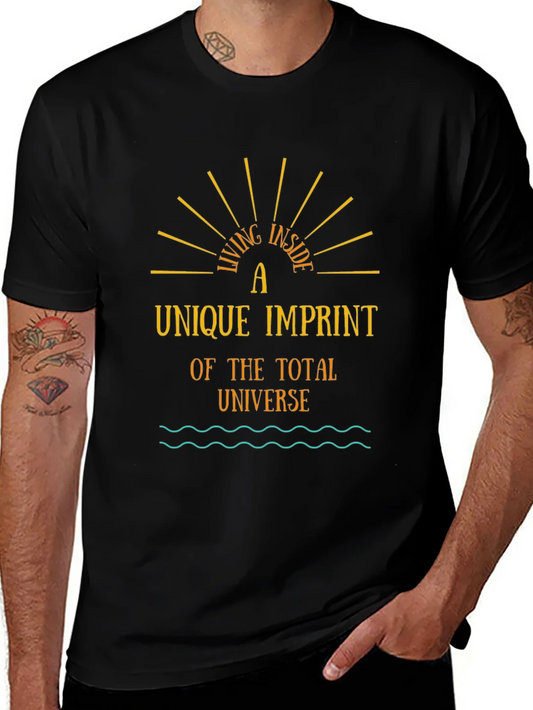 Unique Imprint Tee - Living Inside the Universe