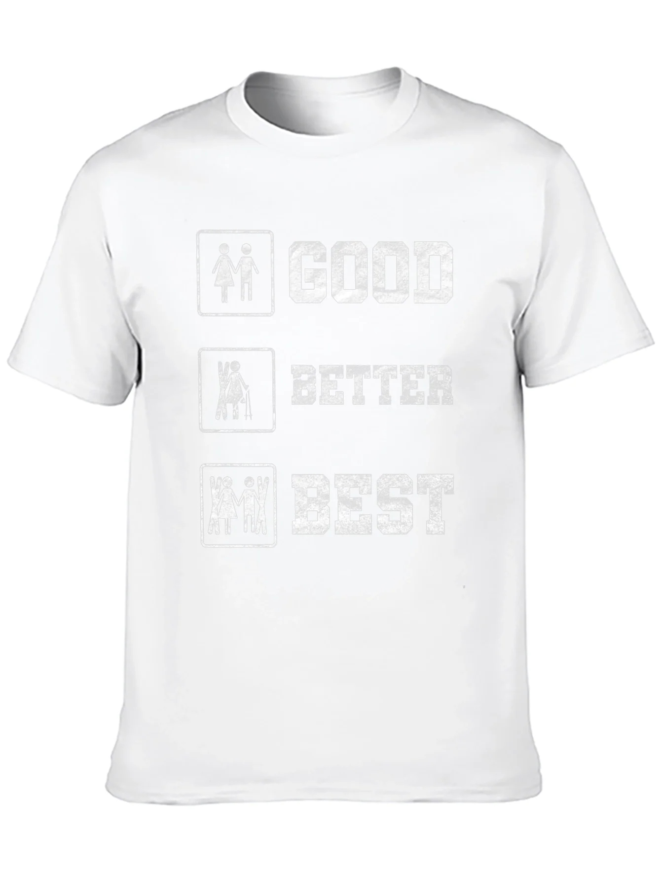 Skiing Humor T-Shirt - Good Better Best