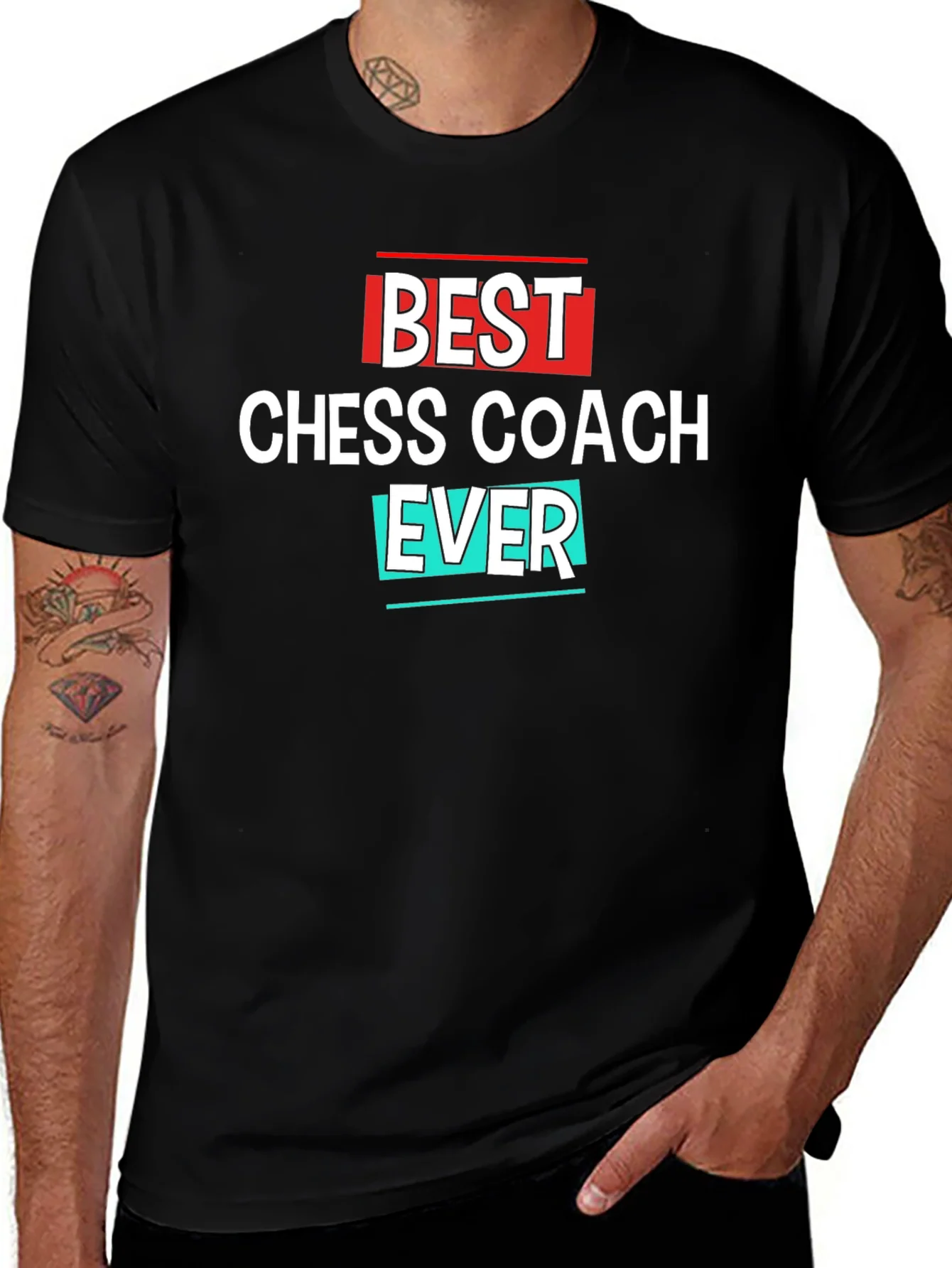 Best Chess Coach Ever Black T-Shirt