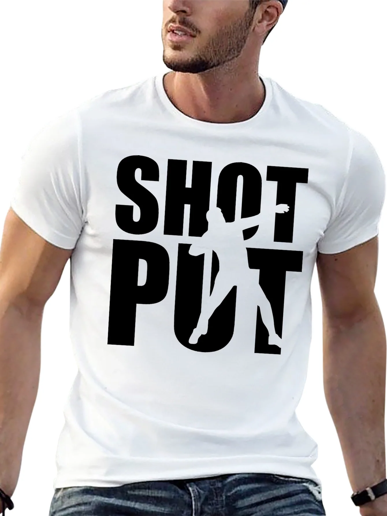 Shot Put Graphic Tee - Athletic Sportswear
