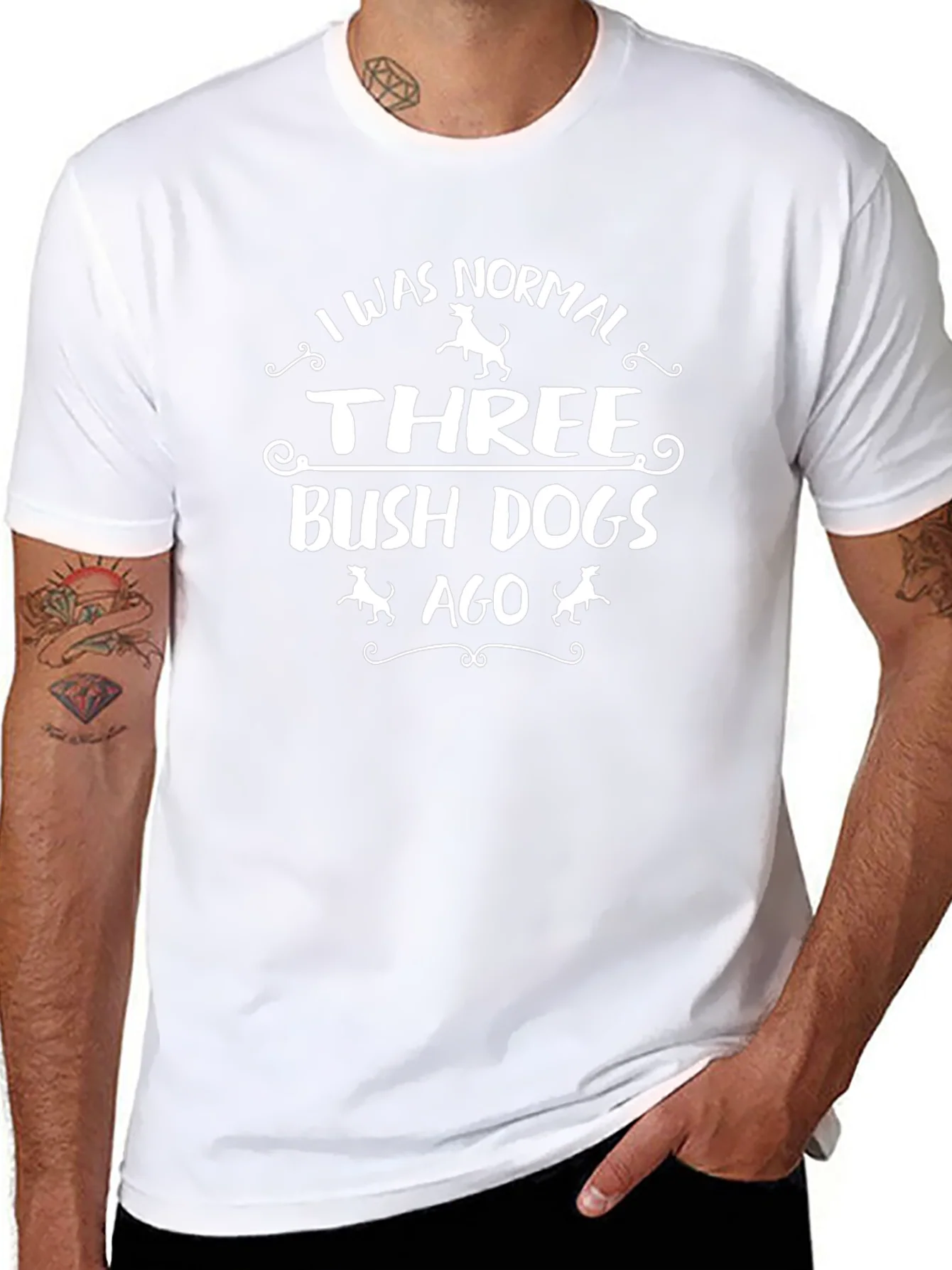 Funny Bush Dogs T-Shirt - Dog Lover Tee