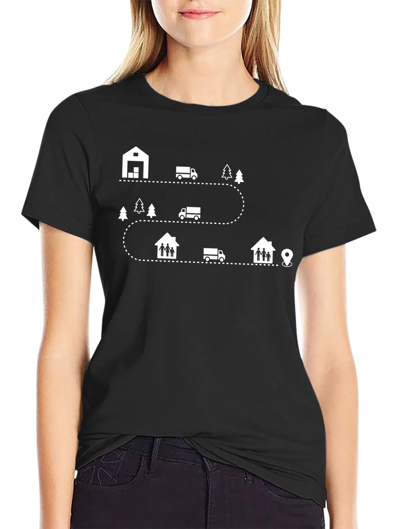 Moving Route Graphic Tee