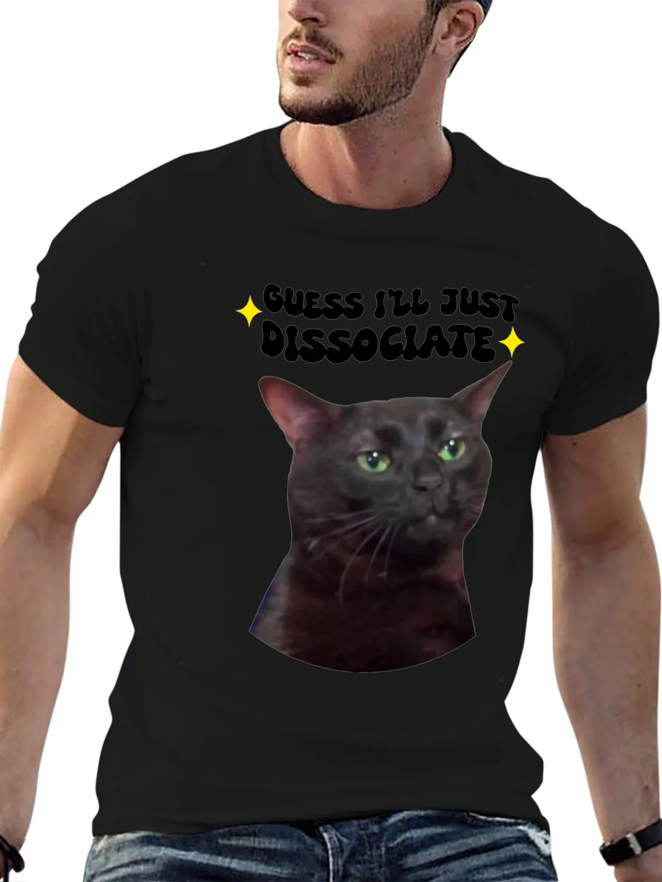 Dissociate Cat T-Shirt