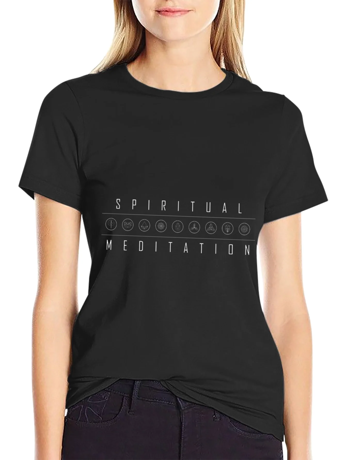 Spiritual Meditation Graphic T-Shirt