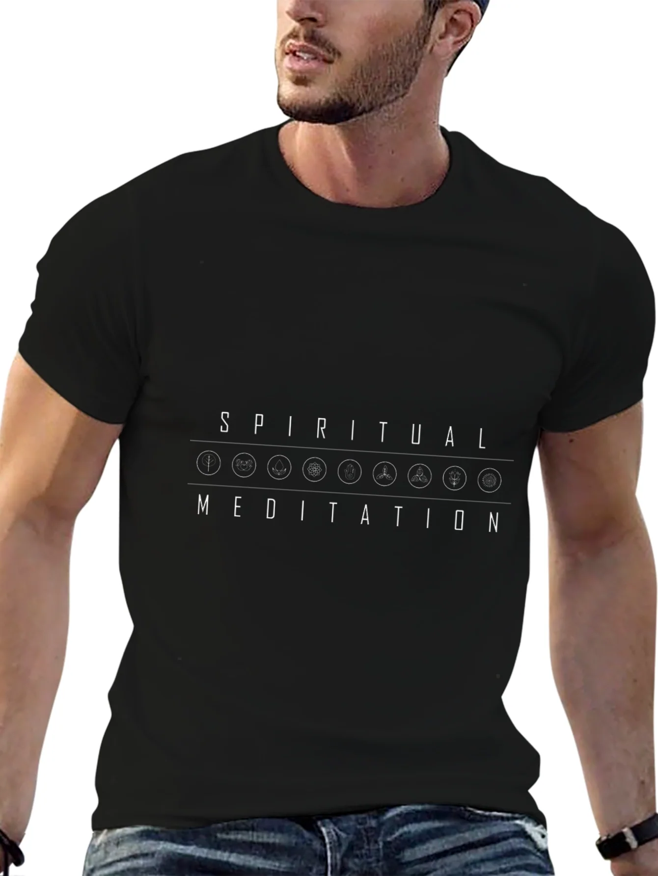 Spiritual Meditation Graphic T-Shirt