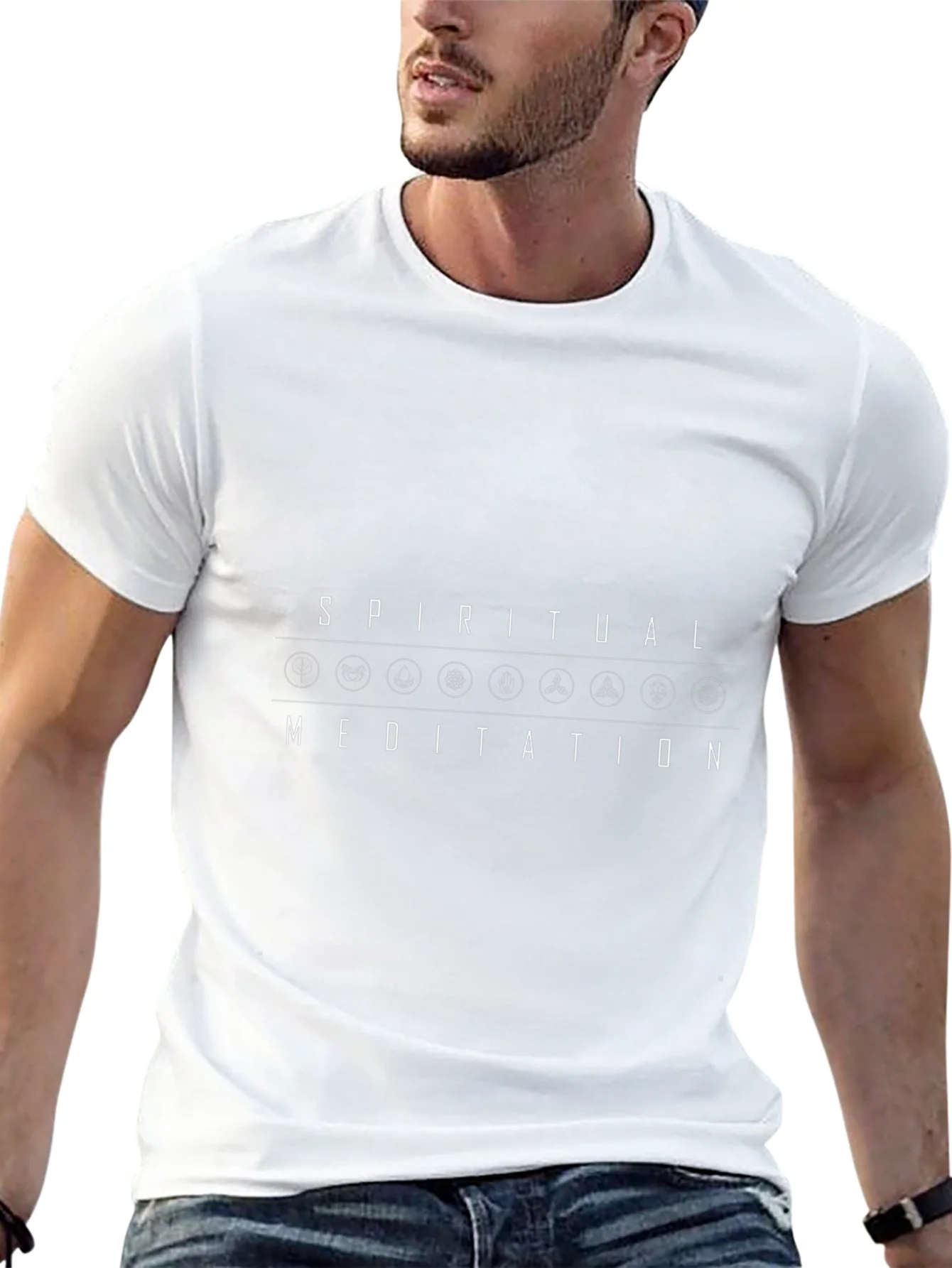 Spiritual Meditation Graphic T-Shirt