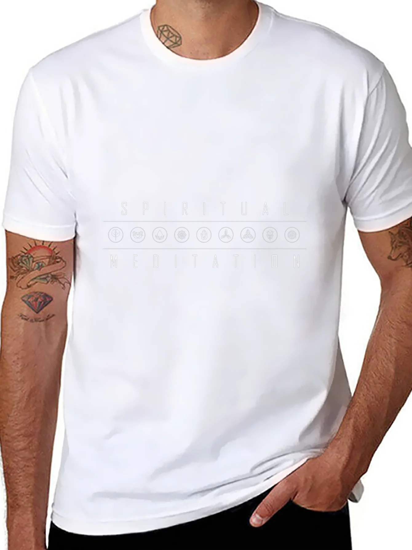 Spiritual Meditation Graphic T-Shirt