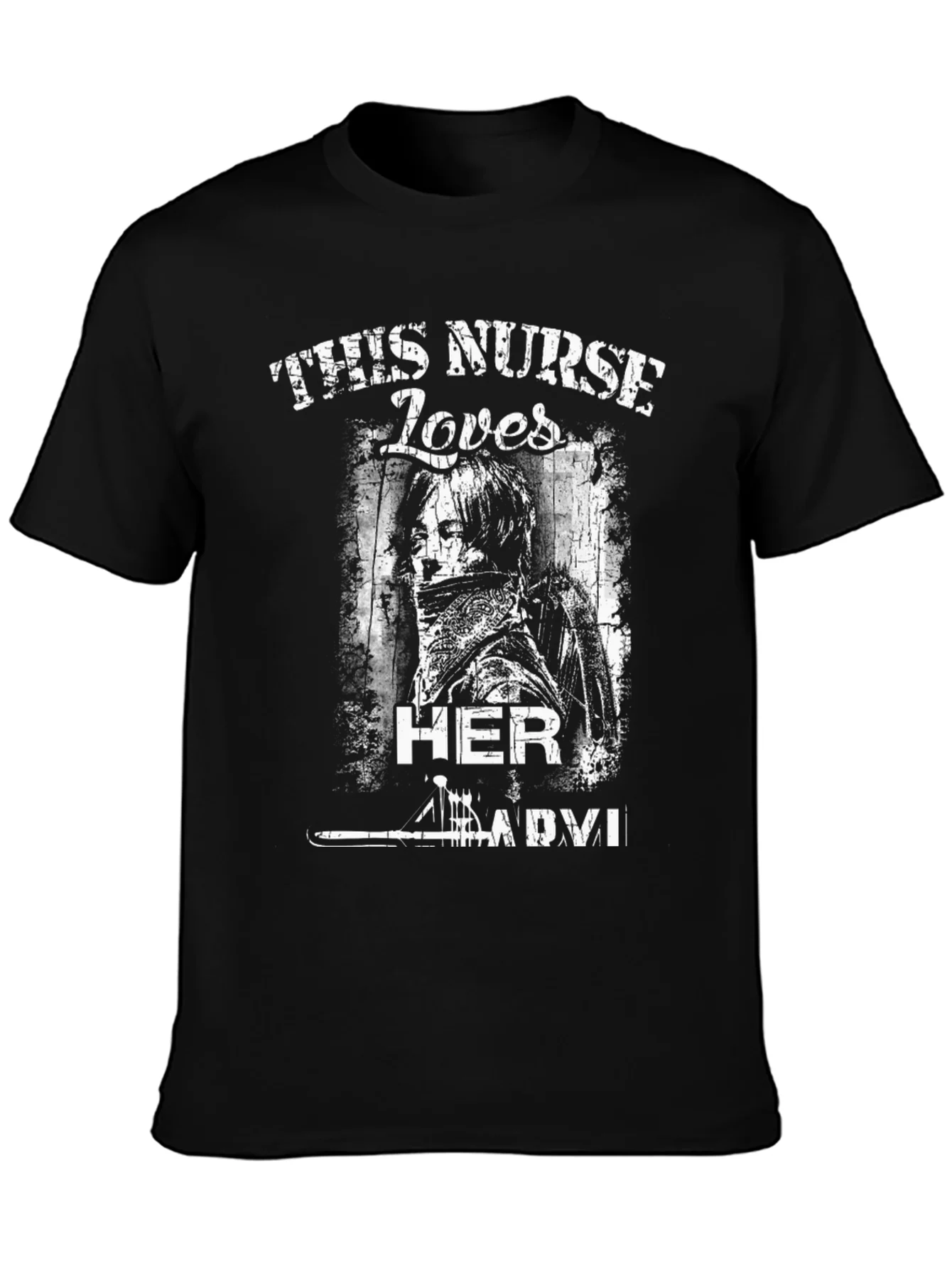 Nurse Loves Ladyvi Black T-Shirt