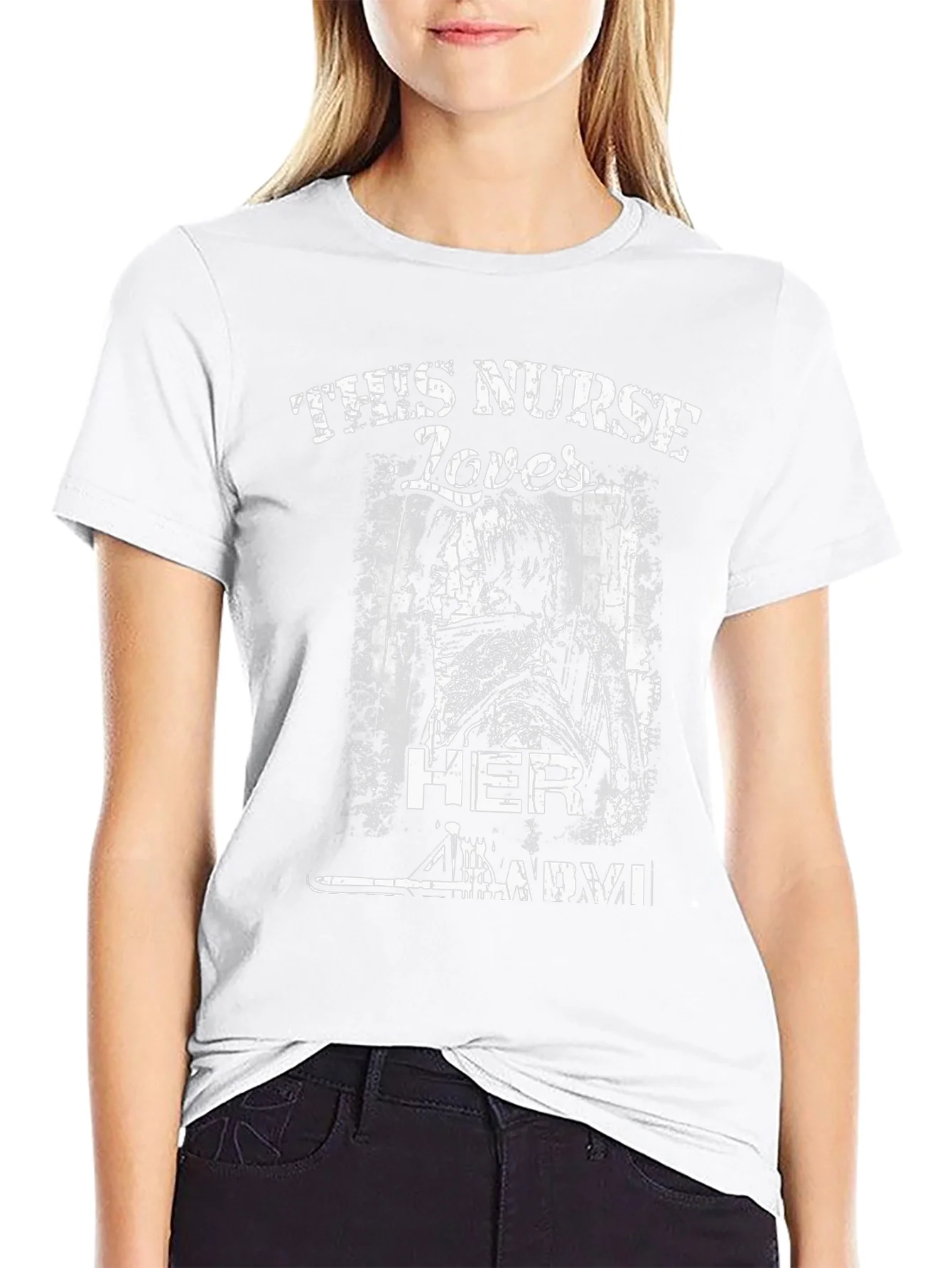 Nurse Loves Ladyvi Black T-Shirt