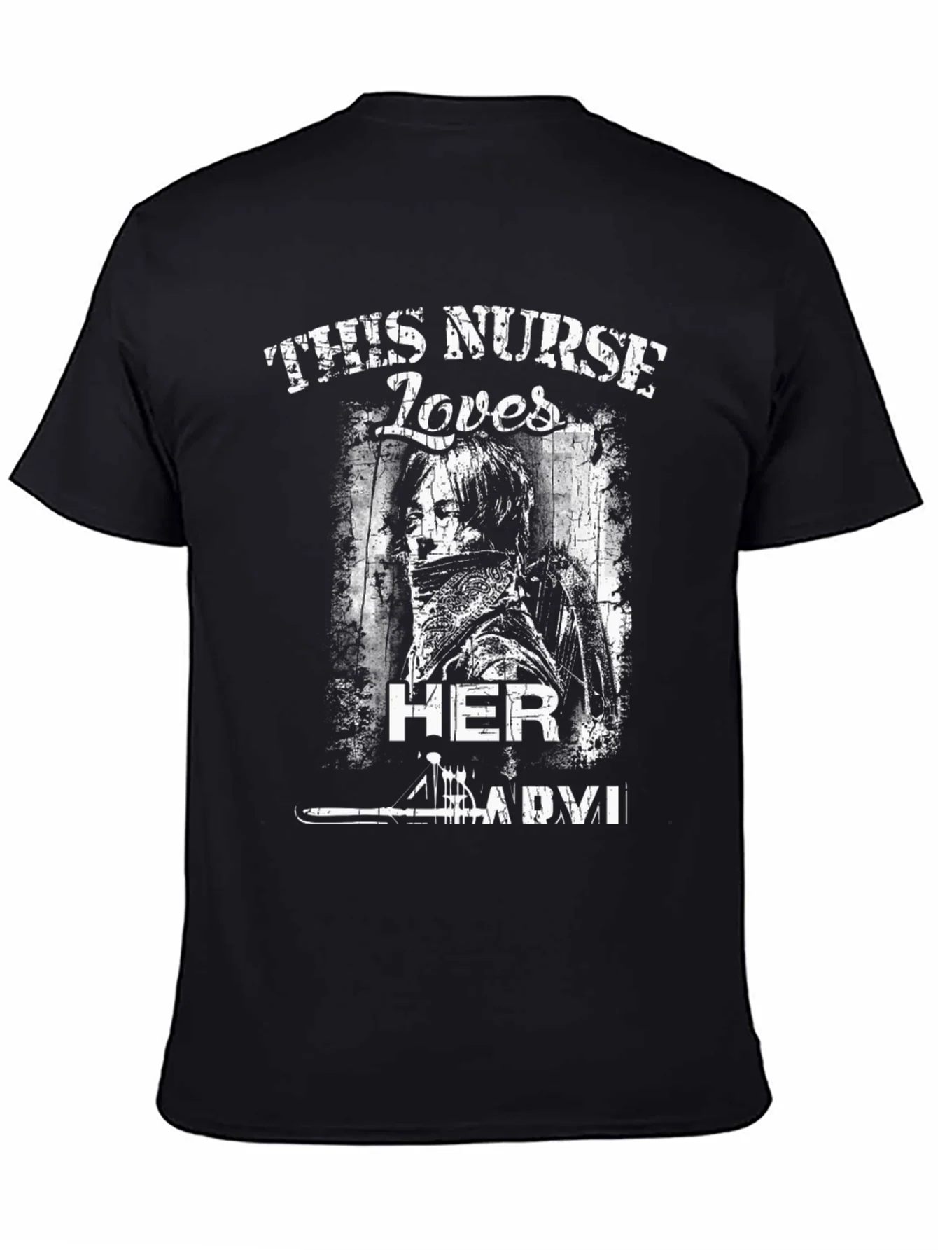 Nurse Loves Ladyvi Black T-Shirt
