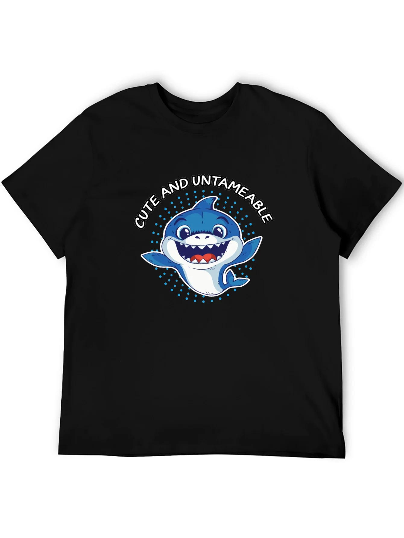 Cute & Untameable Shark Graphic Tee