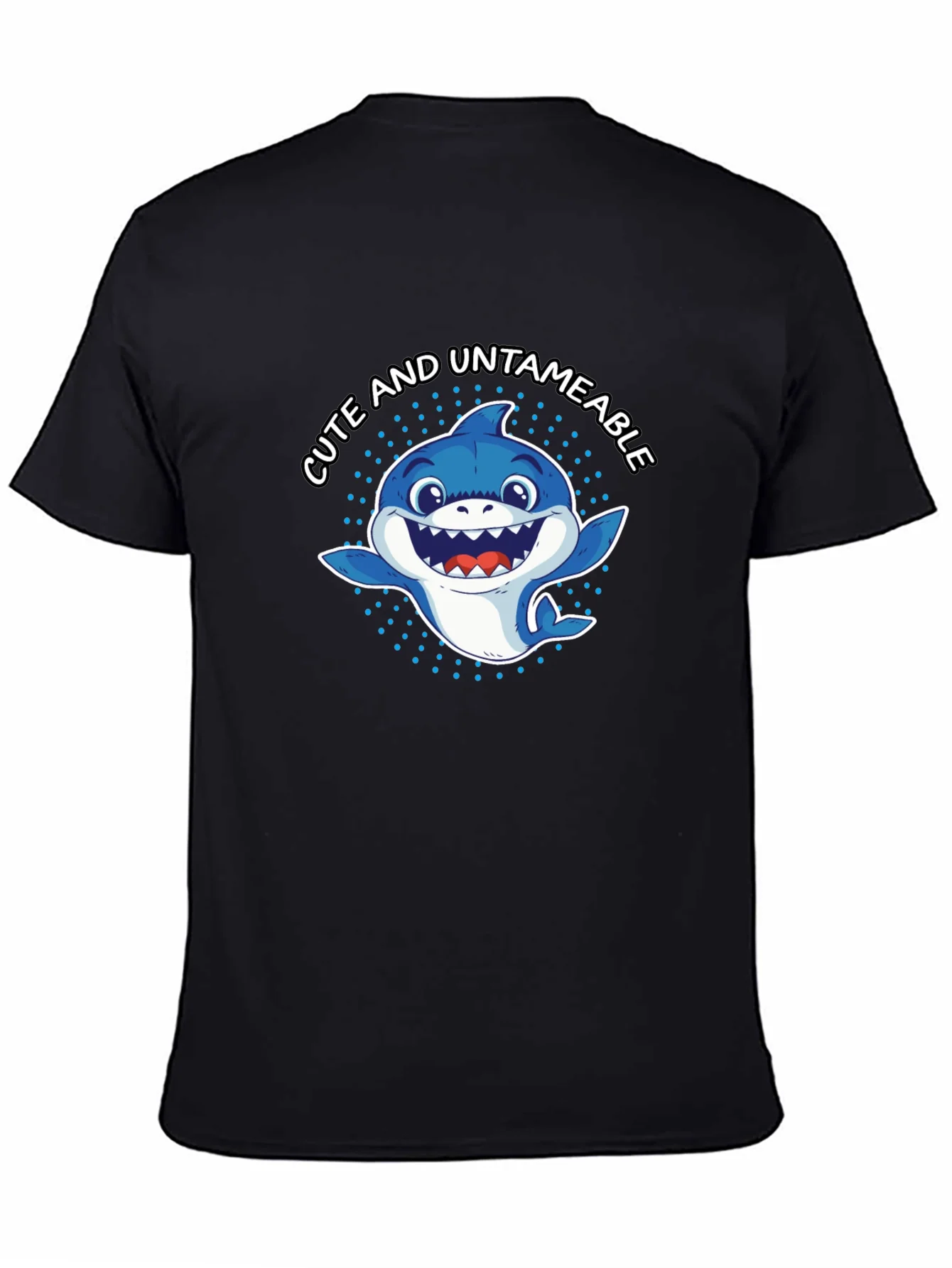 Cute & Untameable Shark Graphic Tee