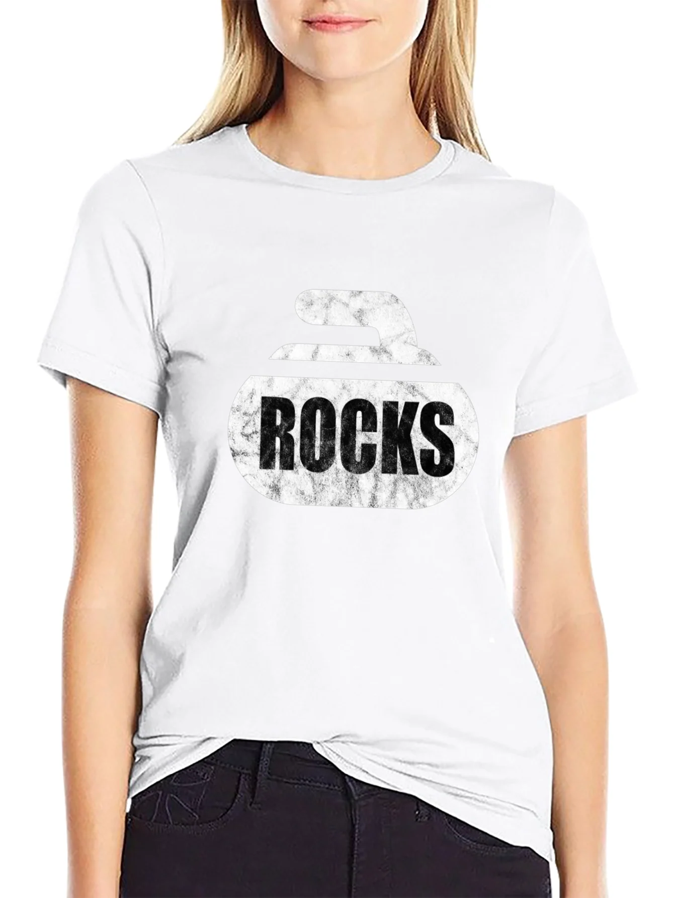 Curling Rocks T-Shirt - Unique Graphic Tee