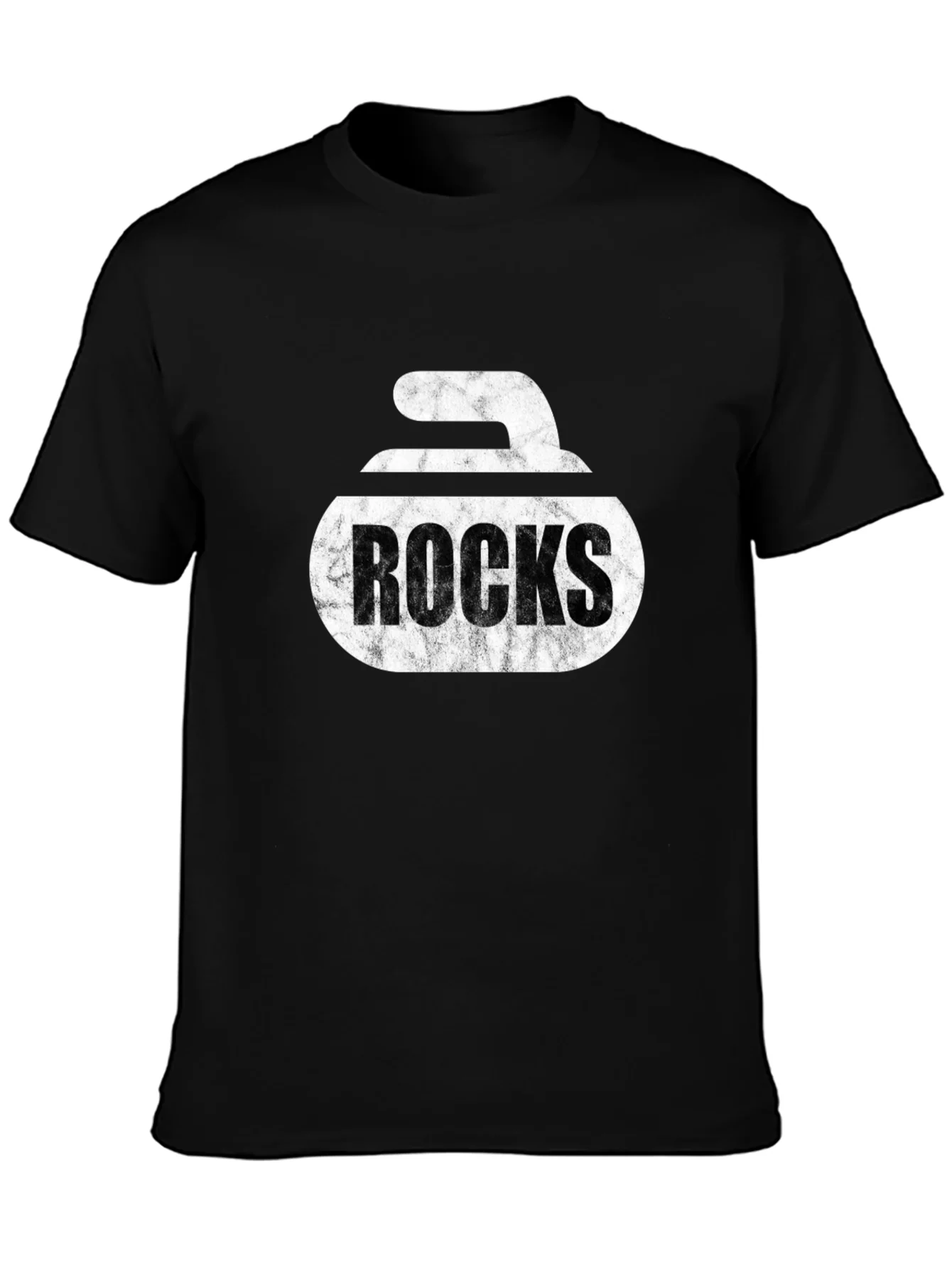 Curling Rocks T-Shirt - Unique Graphic Tee