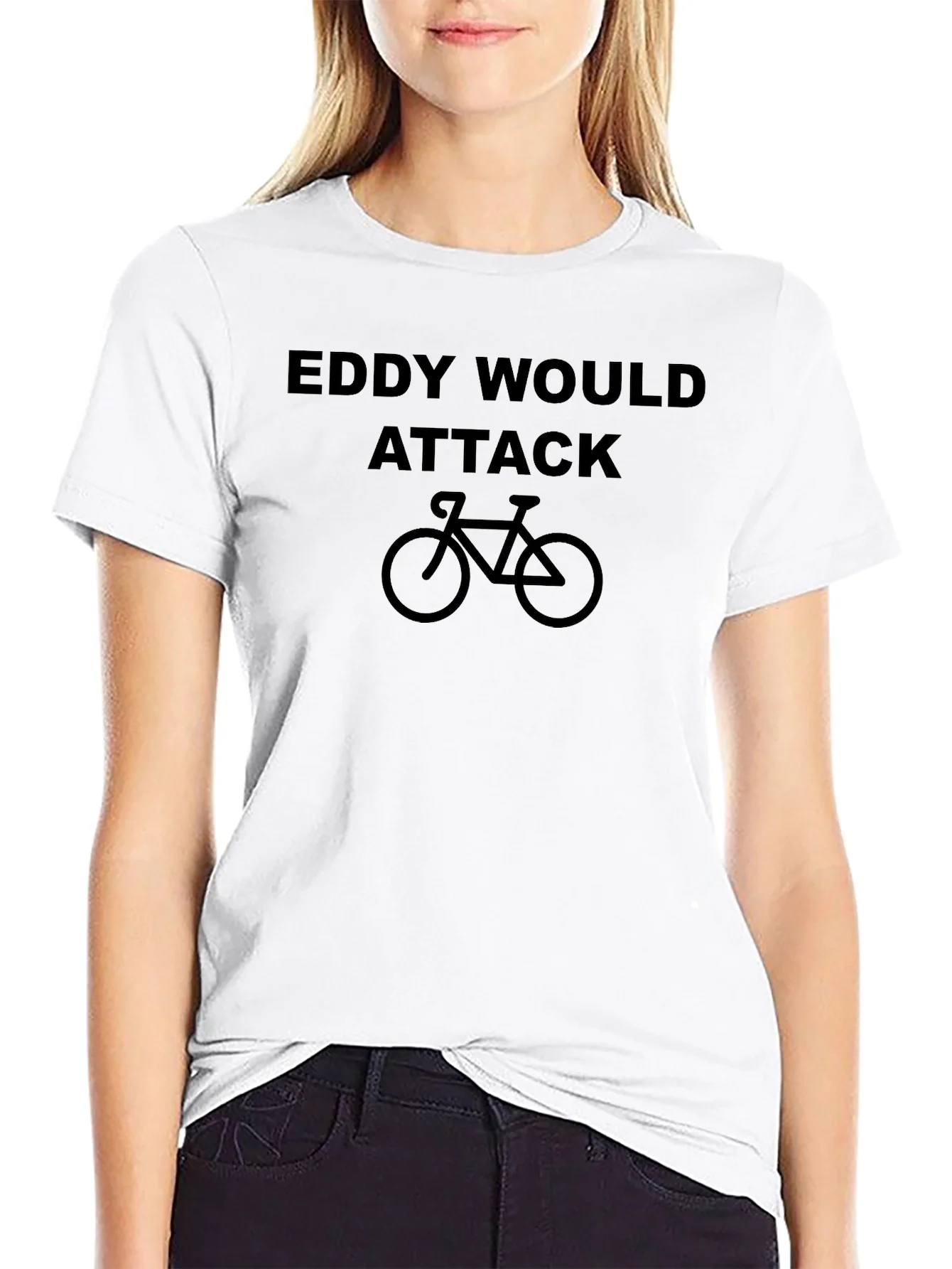 Eddy Would Attack Cycling T-Shirt