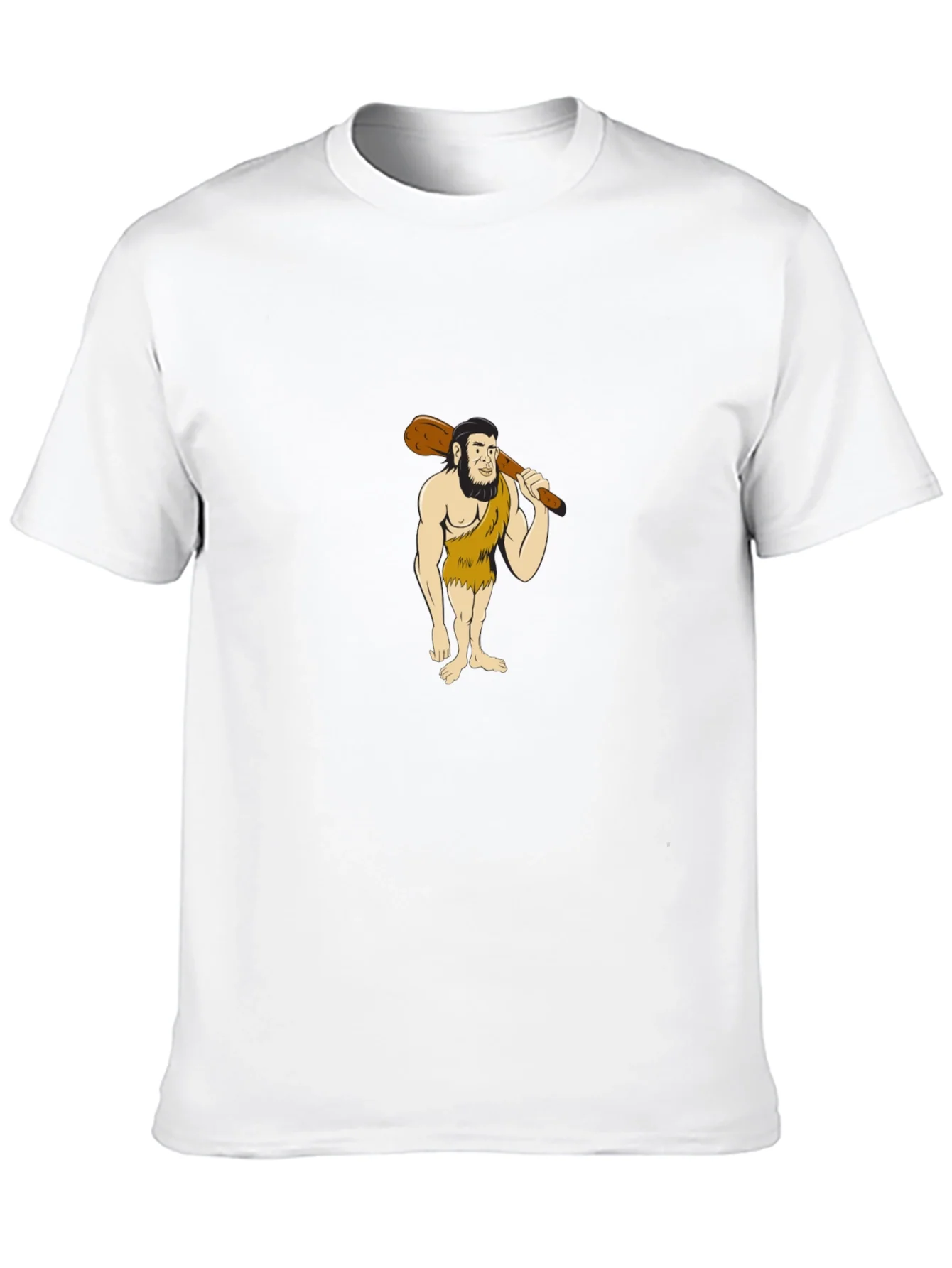 Caveman Graphic Tee - Stone Age Style