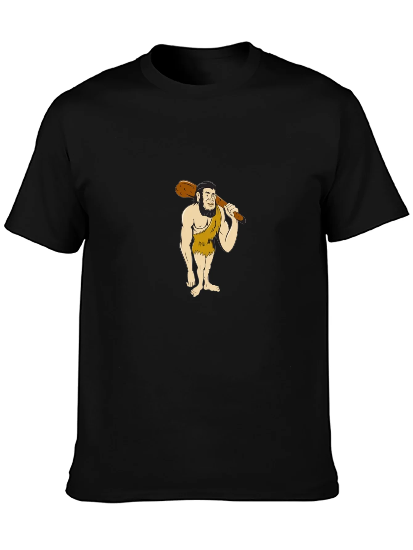 Caveman Graphic Tee - Stone Age Style