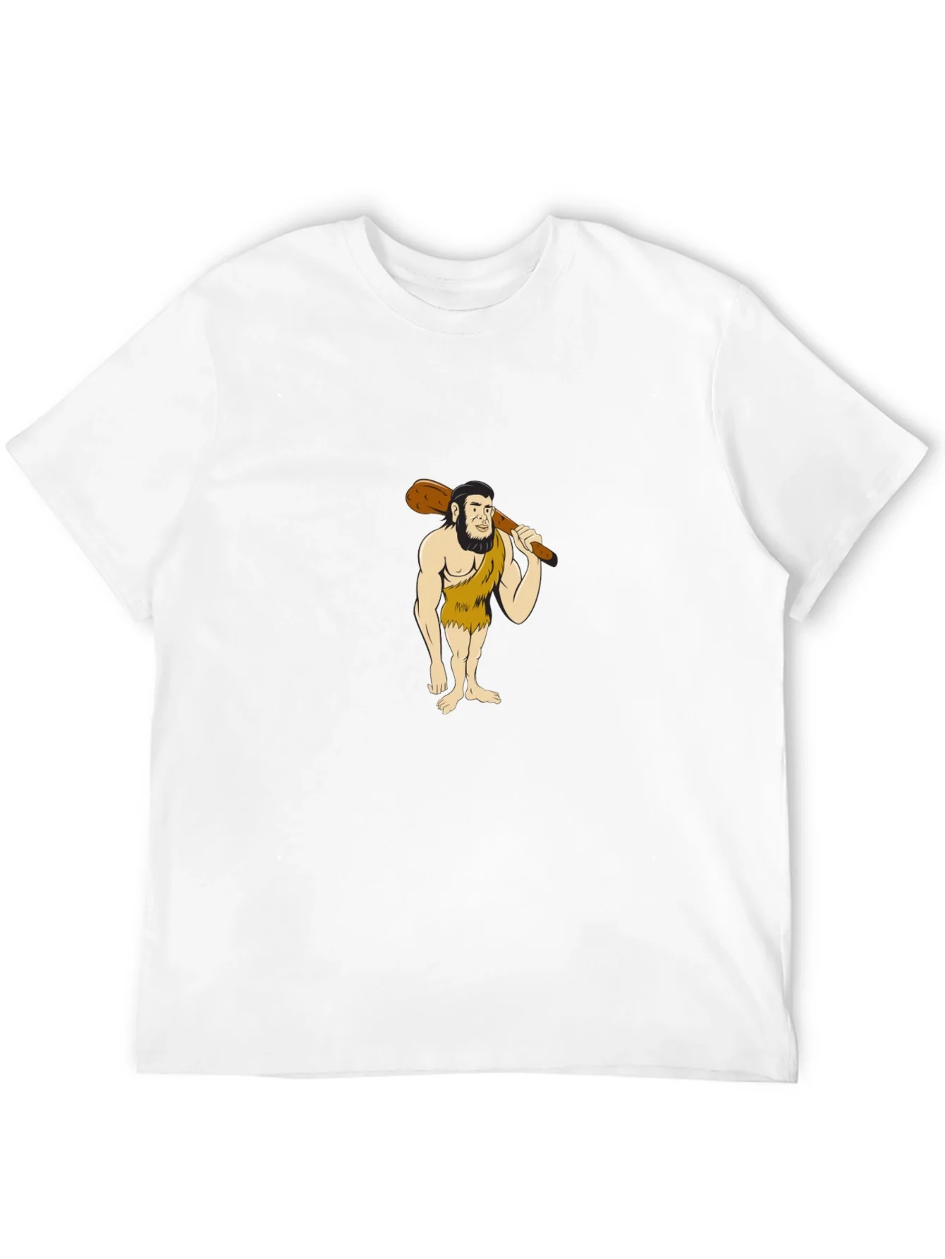 Caveman Graphic Tee - Stone Age Style