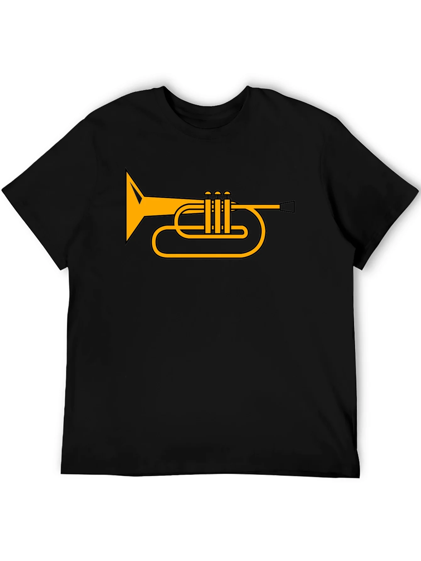 Trumpet Graphic T-Shirt - Music Lover Tee