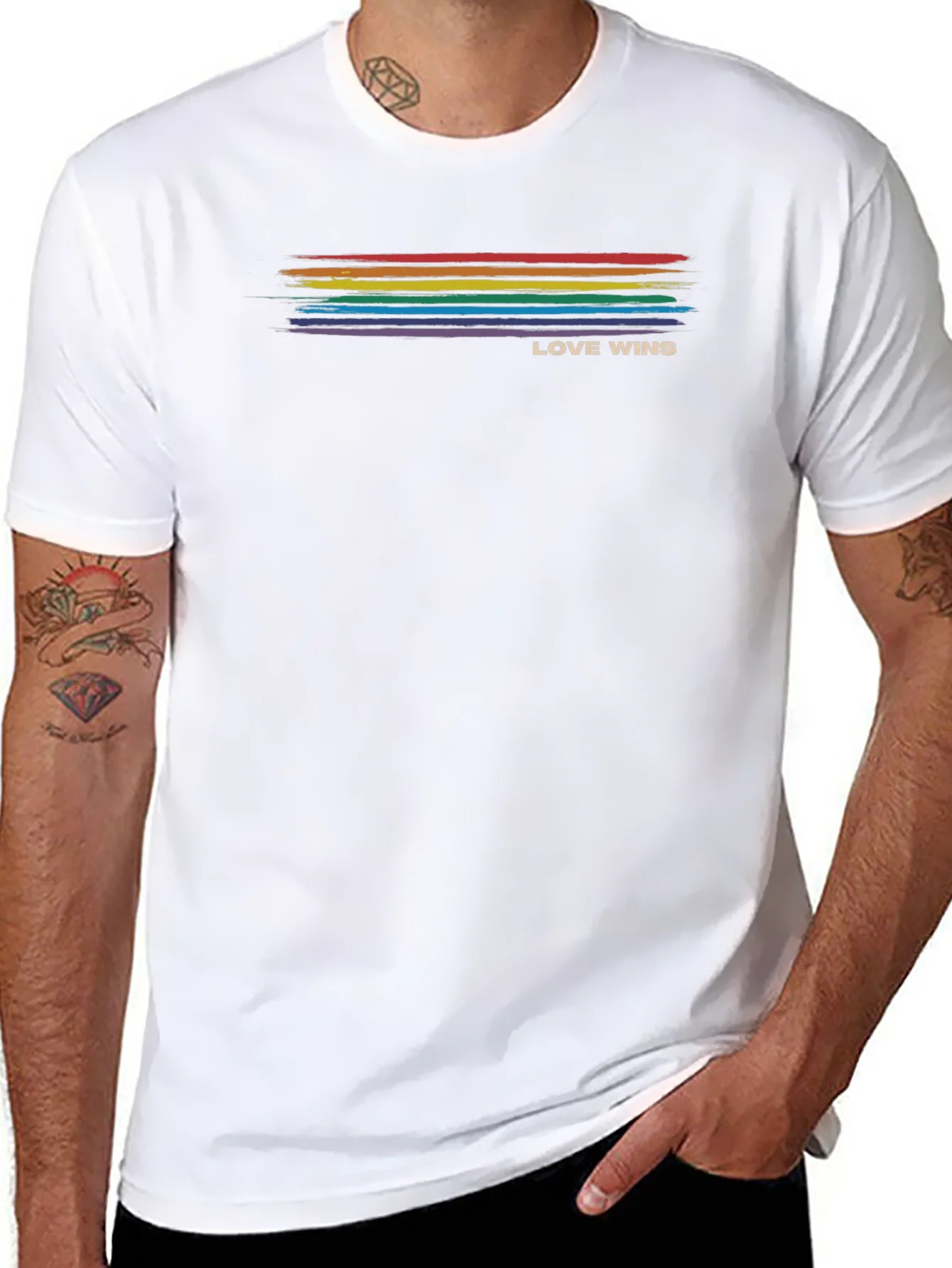 Love Wins Pride T-Shirt - Equality Rainbow Tee