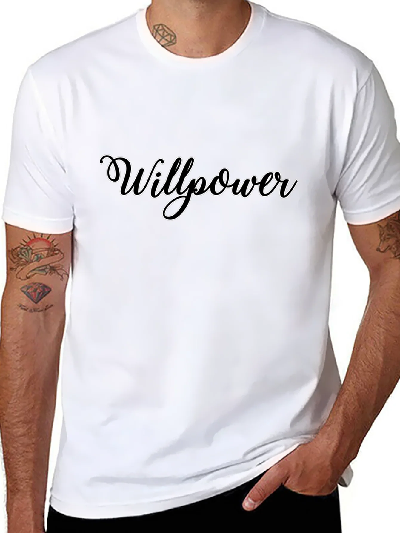 Willpower Graphic Tee - Classic Black T-Shirt