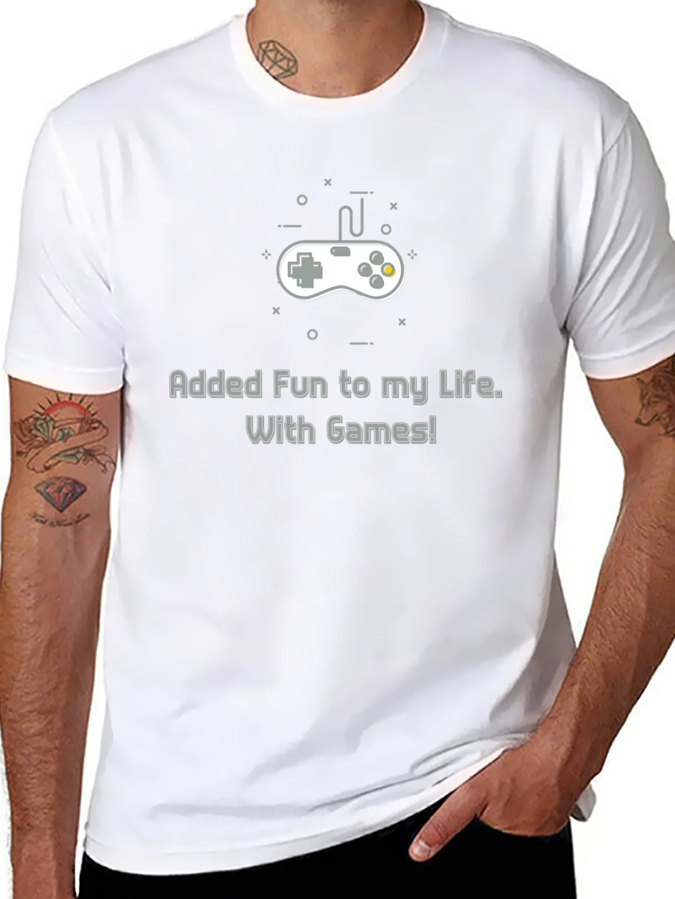 Gamers Tee: Added Fun to My Life