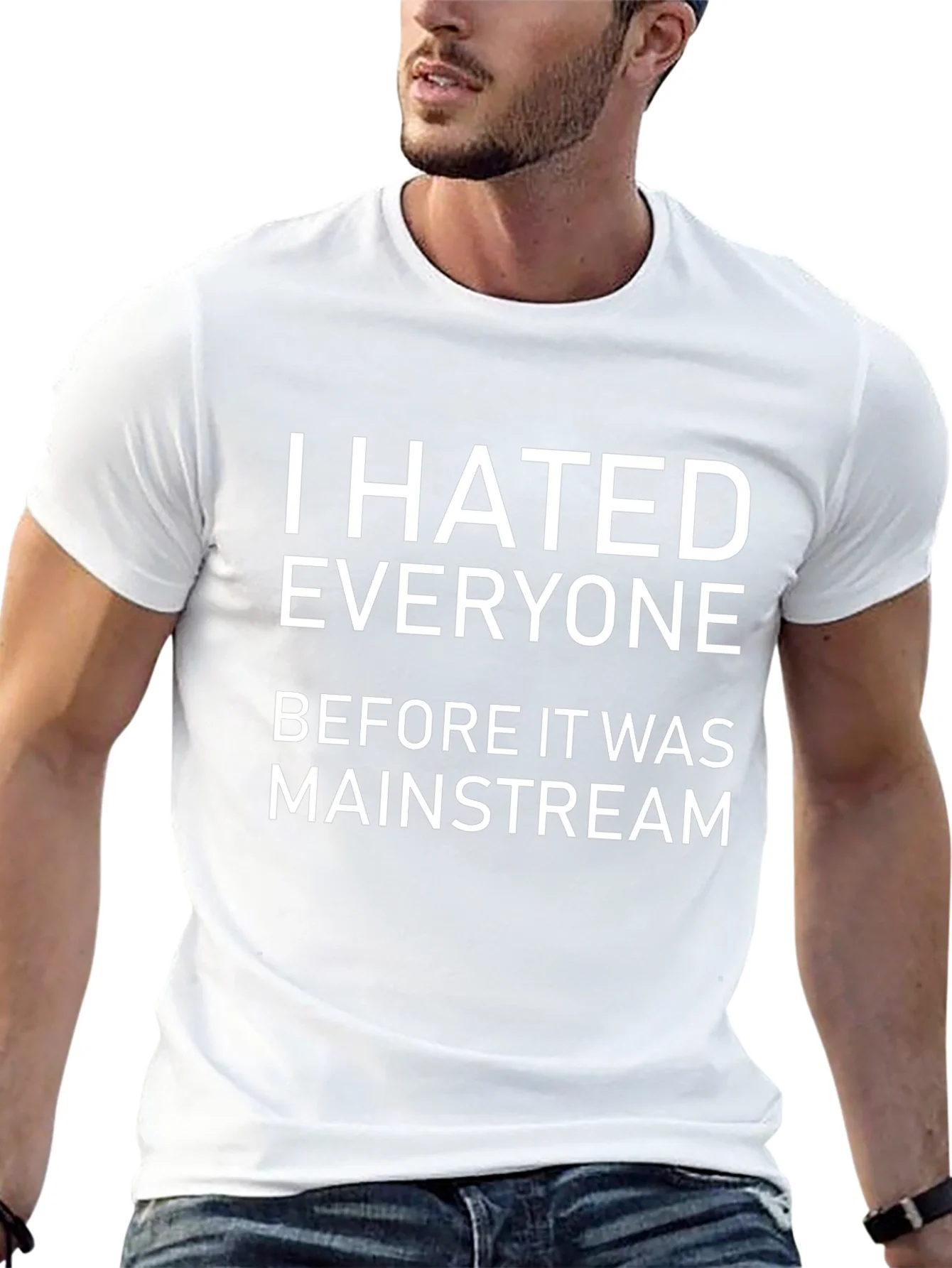 I Hated Everyone Black Graphic T-Shirt