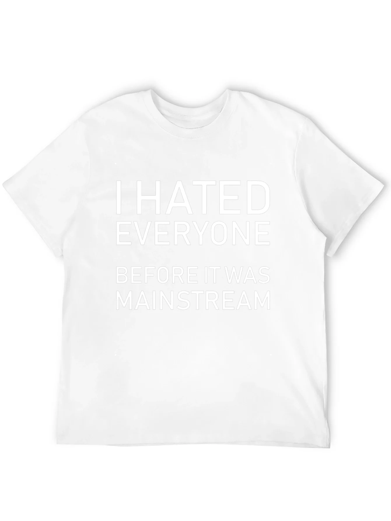 I Hated Everyone Black Graphic T-Shirt