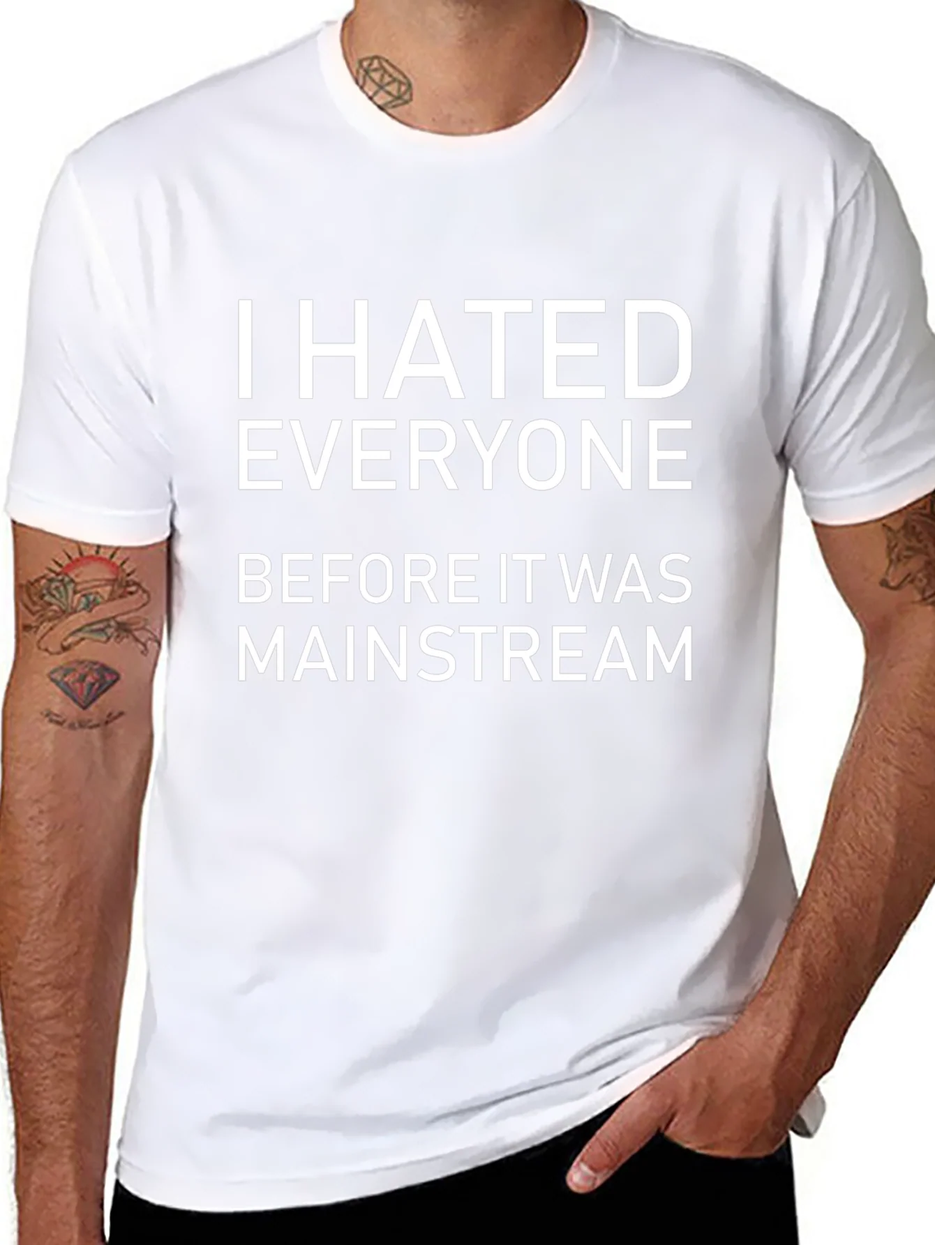 I Hated Everyone Black Graphic T-Shirt