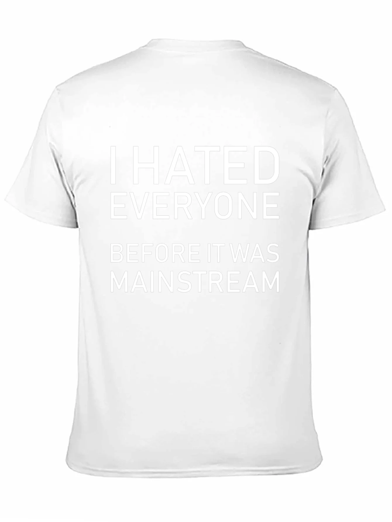 I Hated Everyone Black Graphic T-Shirt