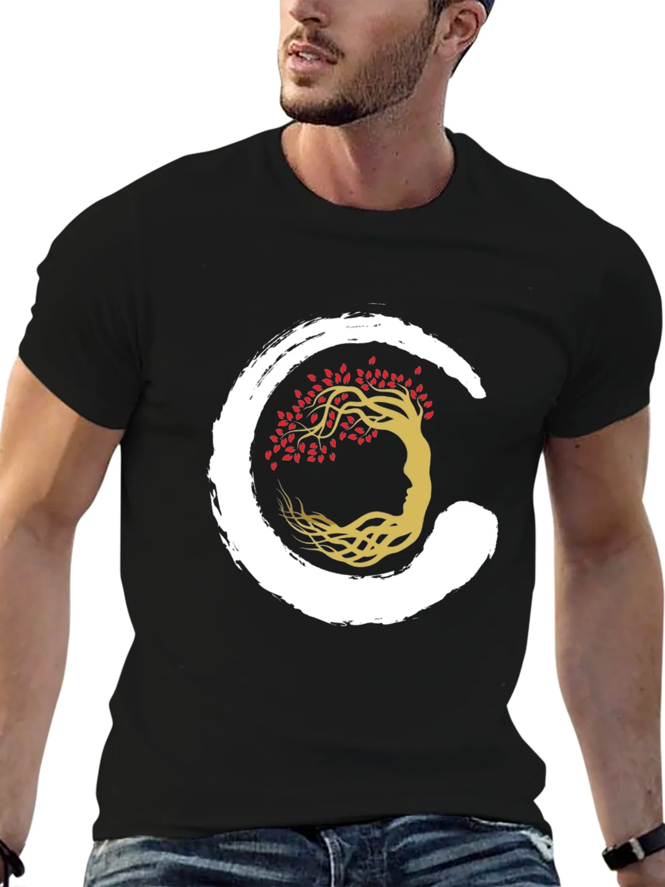 Zen Circle Tree of Life Graphic Tee