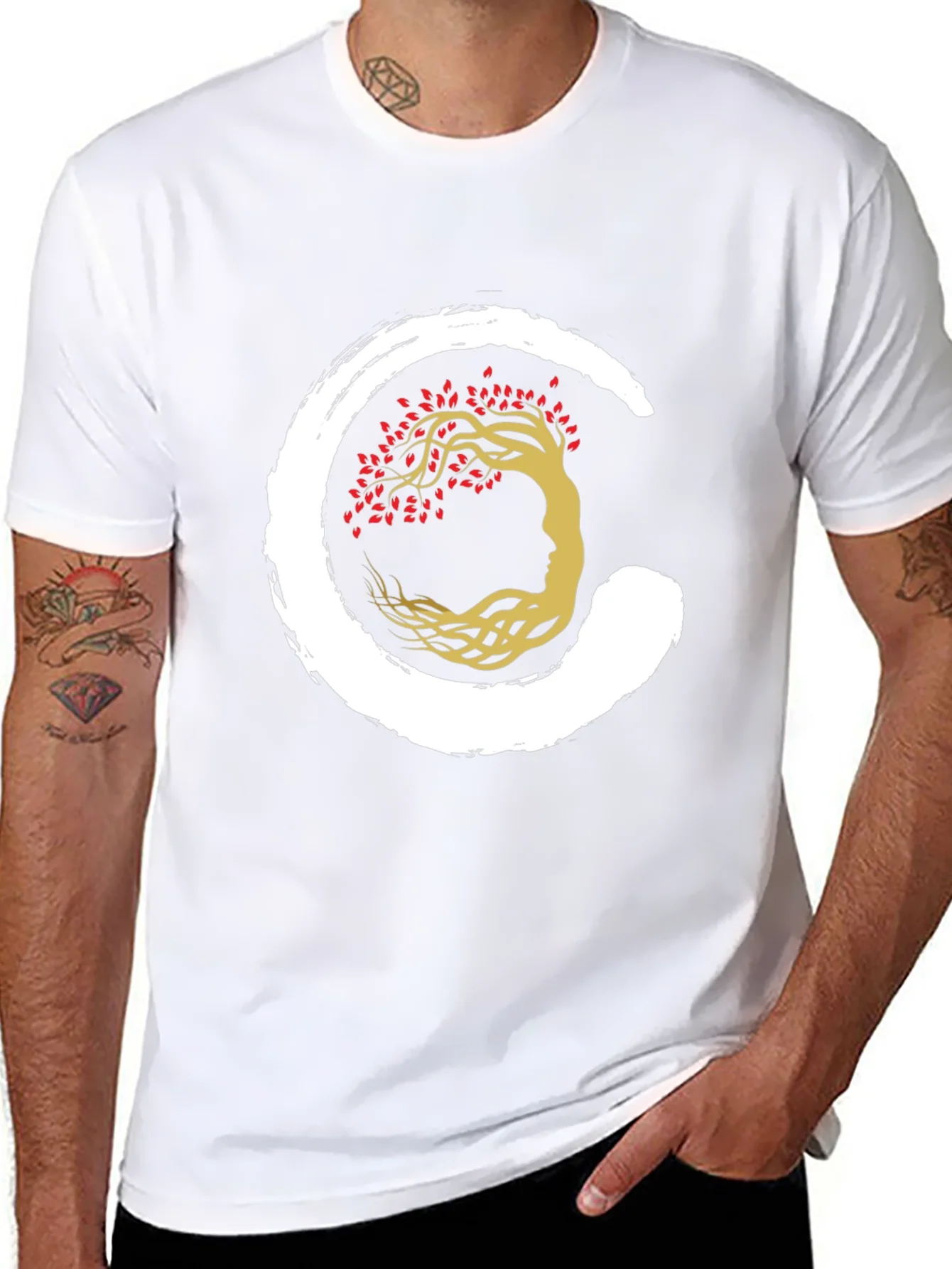 Zen Circle Tree of Life Graphic Tee