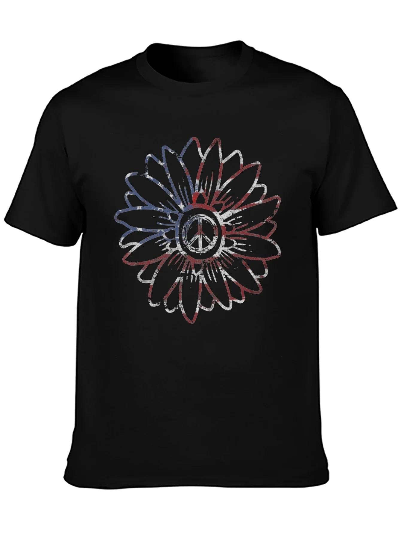 Peace Sunflower Graphic Tee