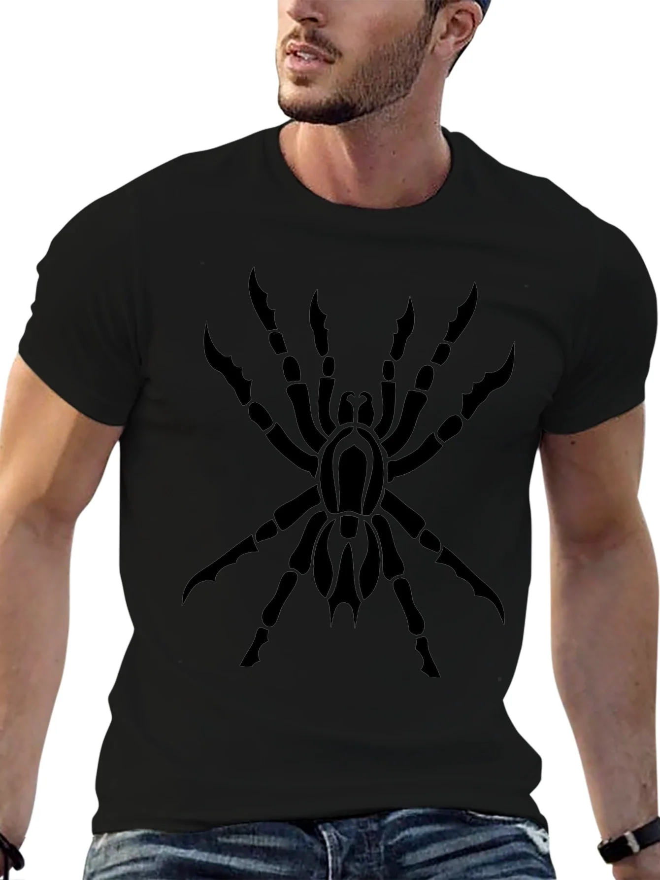 Spider Graphic Black T-Shirt