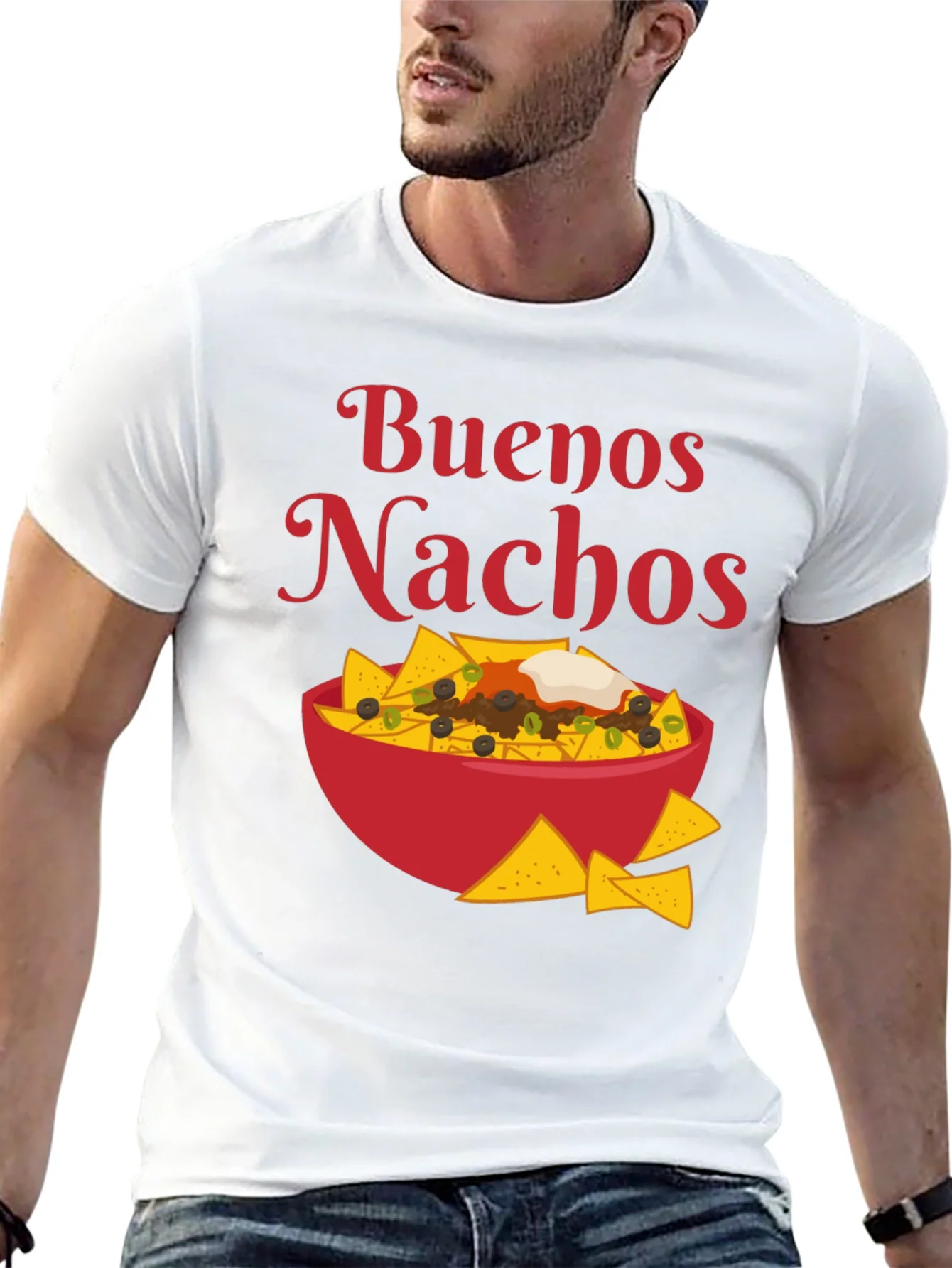 Buenos Nachos Graphic T-Shirt - Foodie Apparel