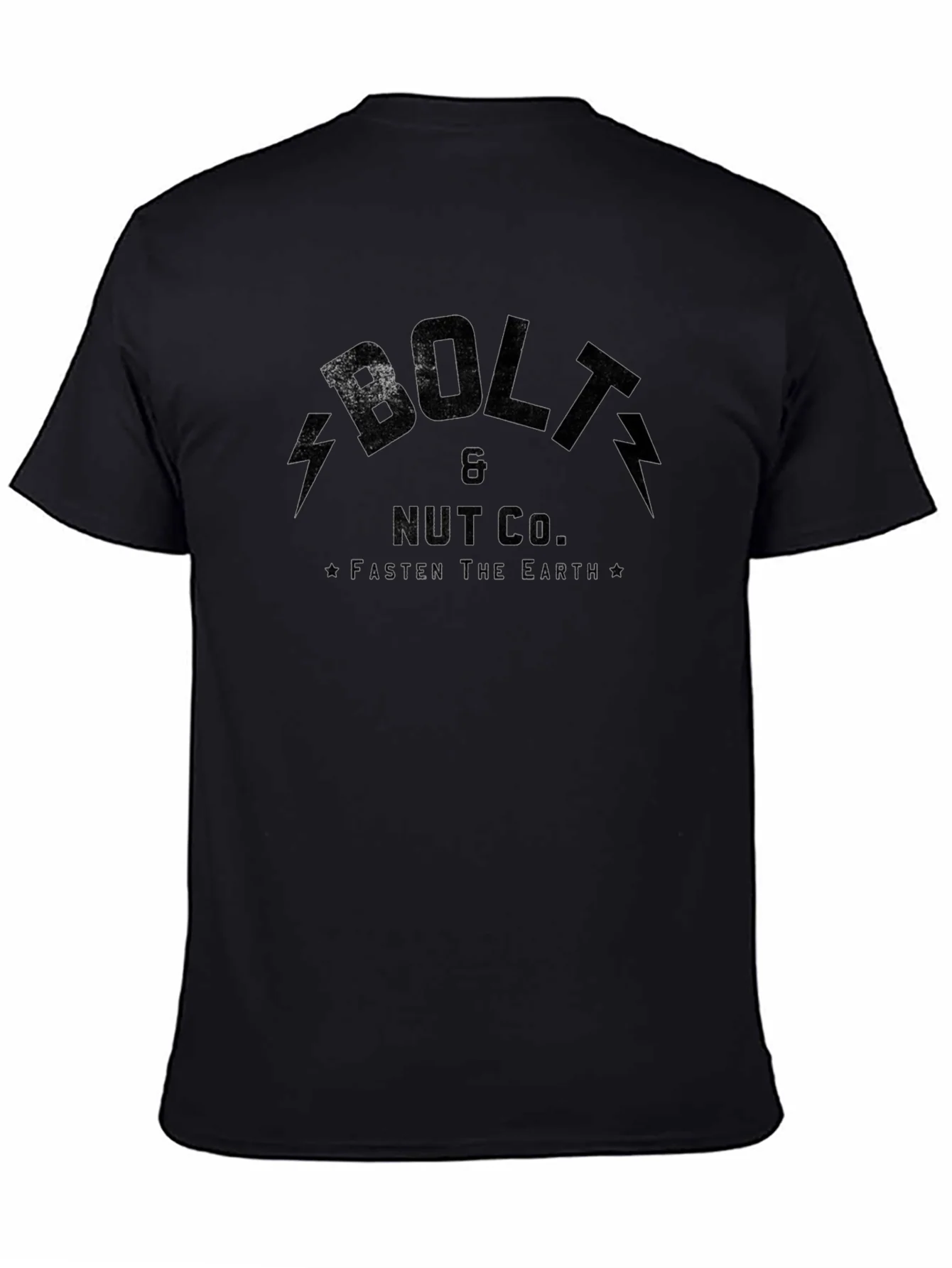 Bolt & Nut Co. Black Graphic T-Shirt