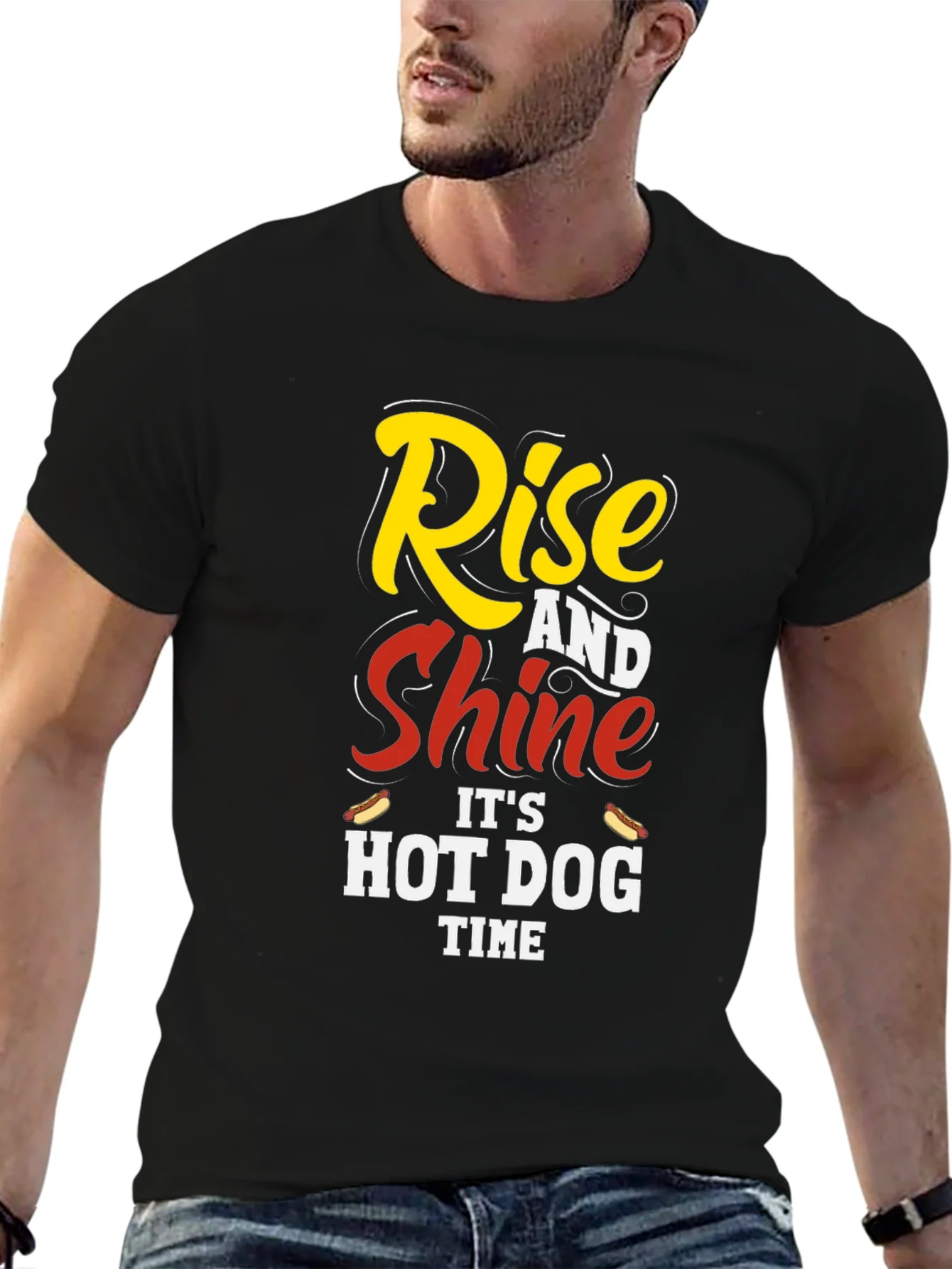 Rise and Shine Hot Dog T-Shirt
